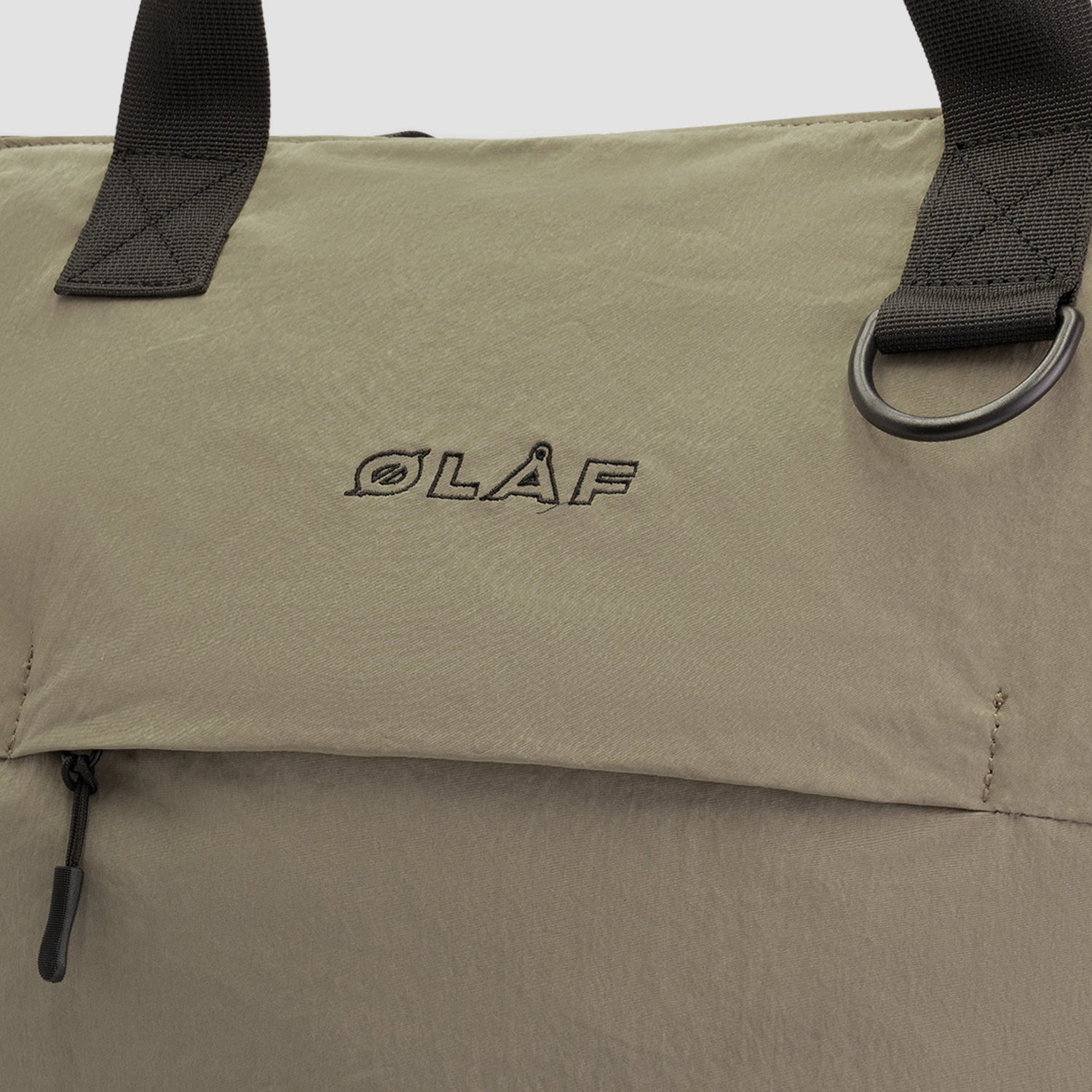 Nylon Two-Way Tote Bag - Grey