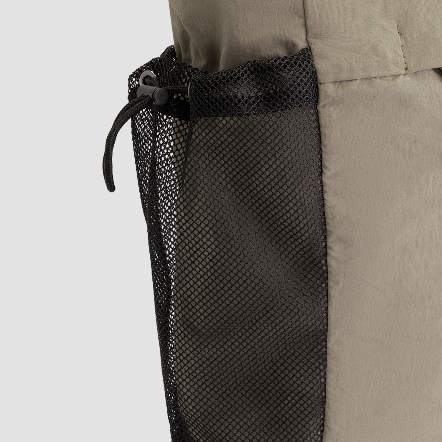 Nylon Two-Way Tote Bag - Grey