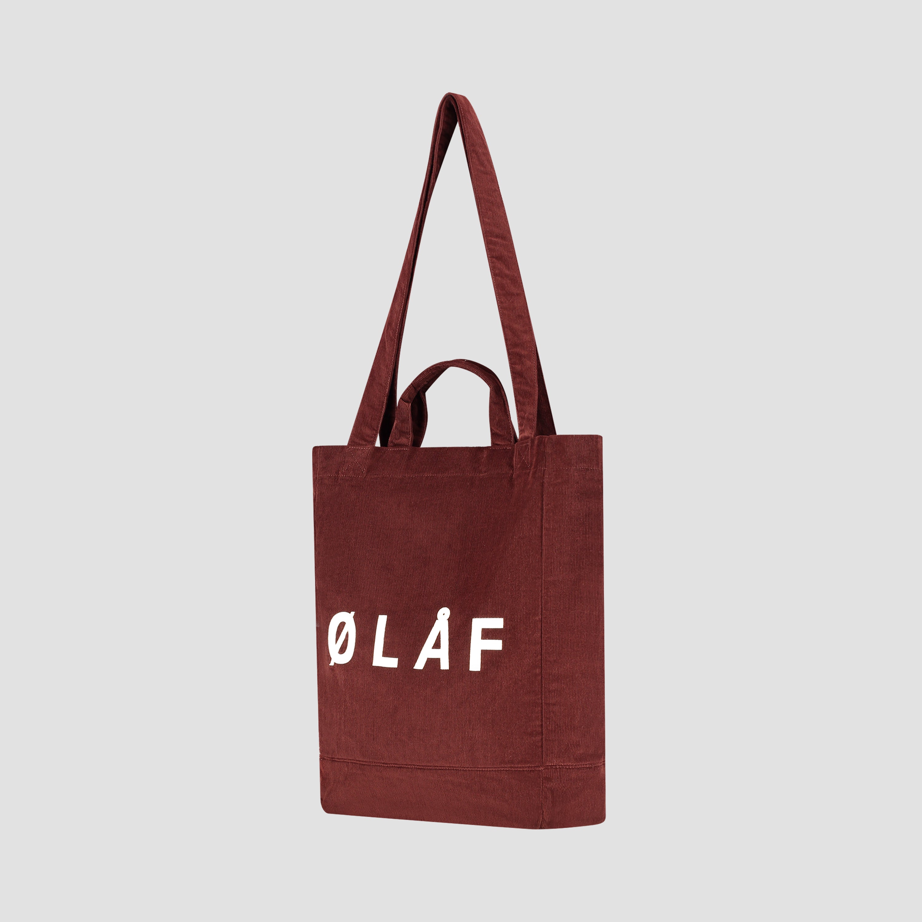 Corduroy Tote Bag - Rum Raisin