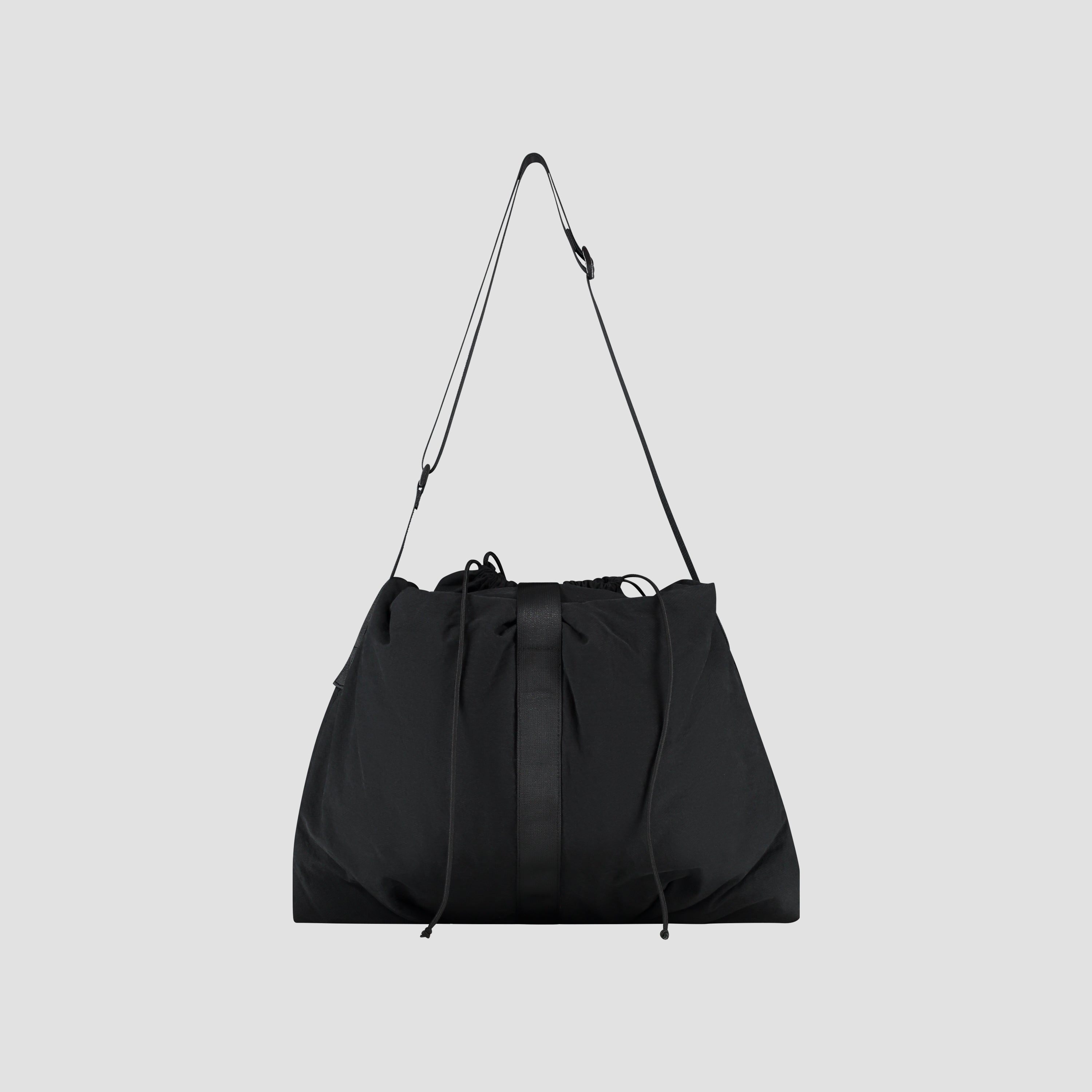 Technical Twill Crossbody Bag - Charcoal