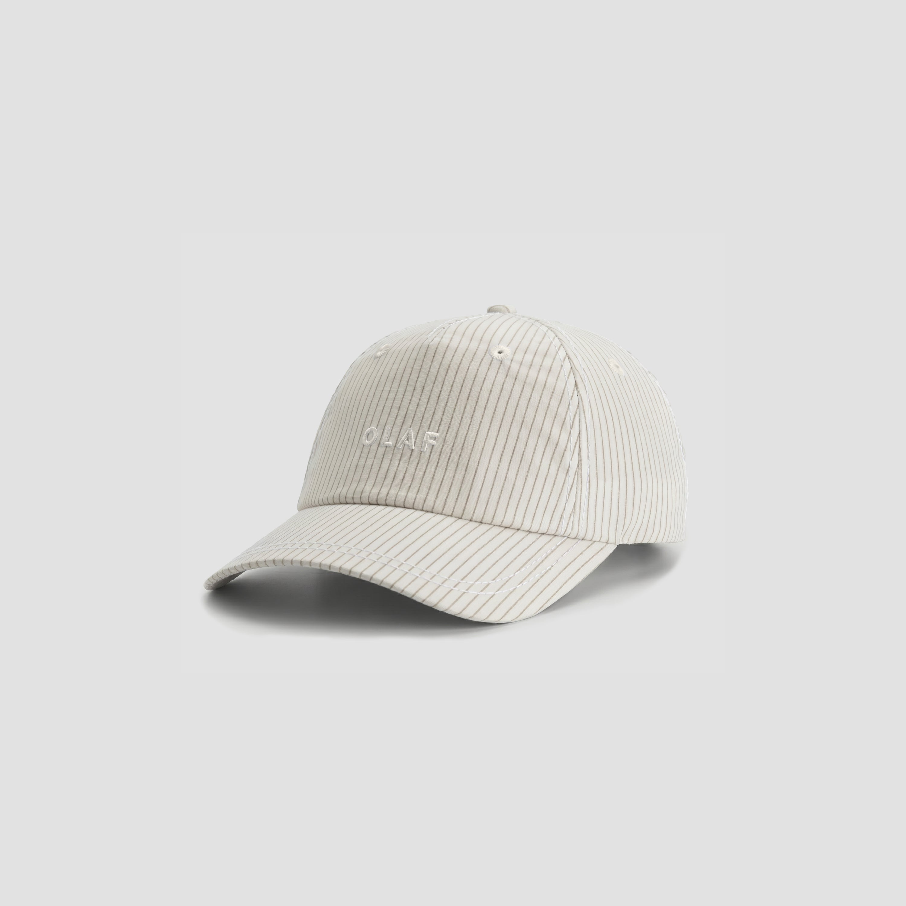 Stripe 5 Panel Cap - Off-White
