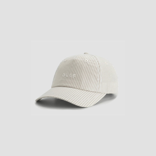 Stripe 5 Panel Cap - Off-White