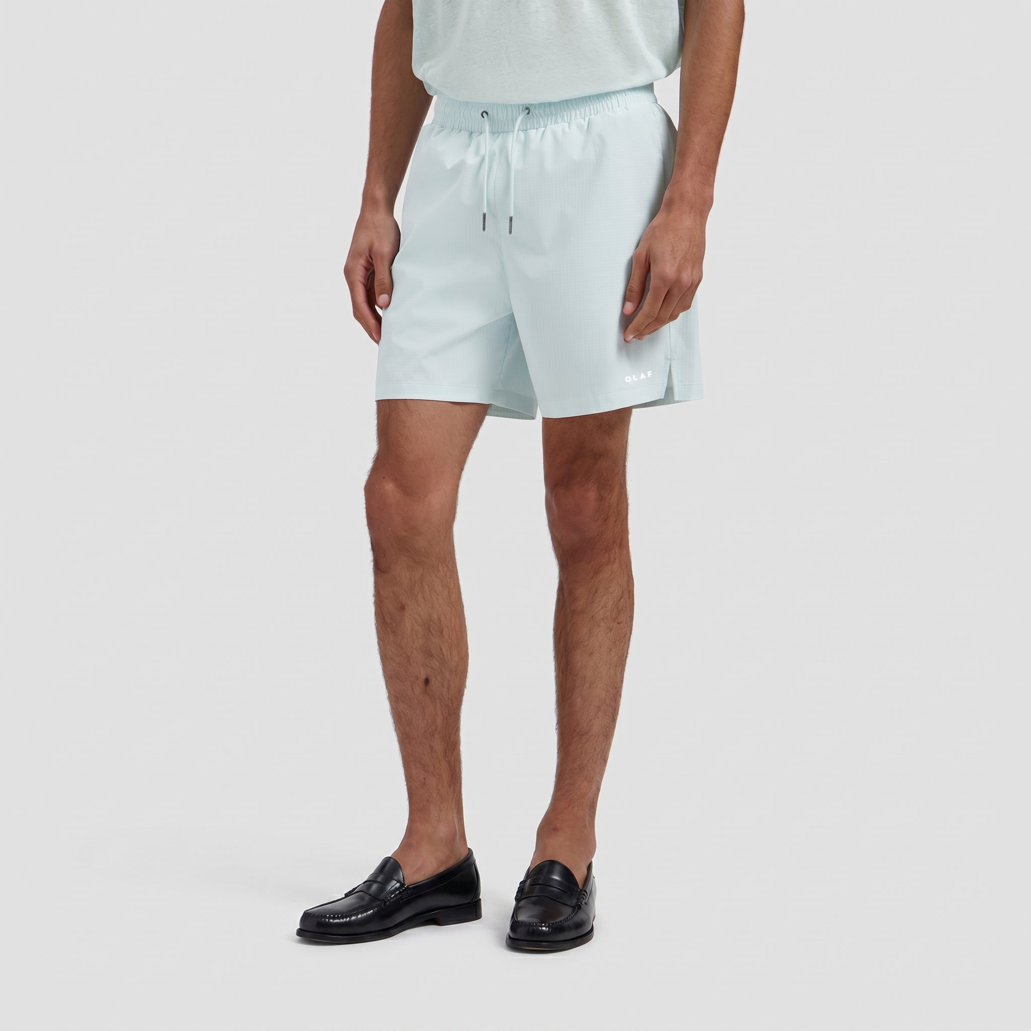Texture Regular Swim Shorts - Salt Air