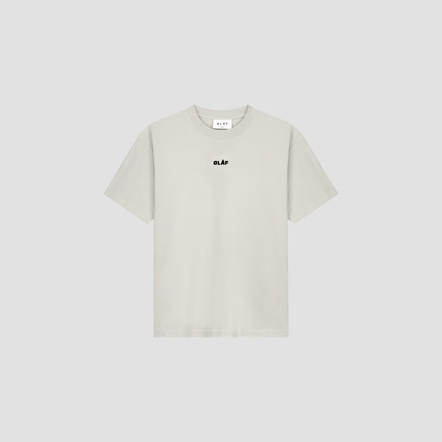 Block Tee - Cement / Black
