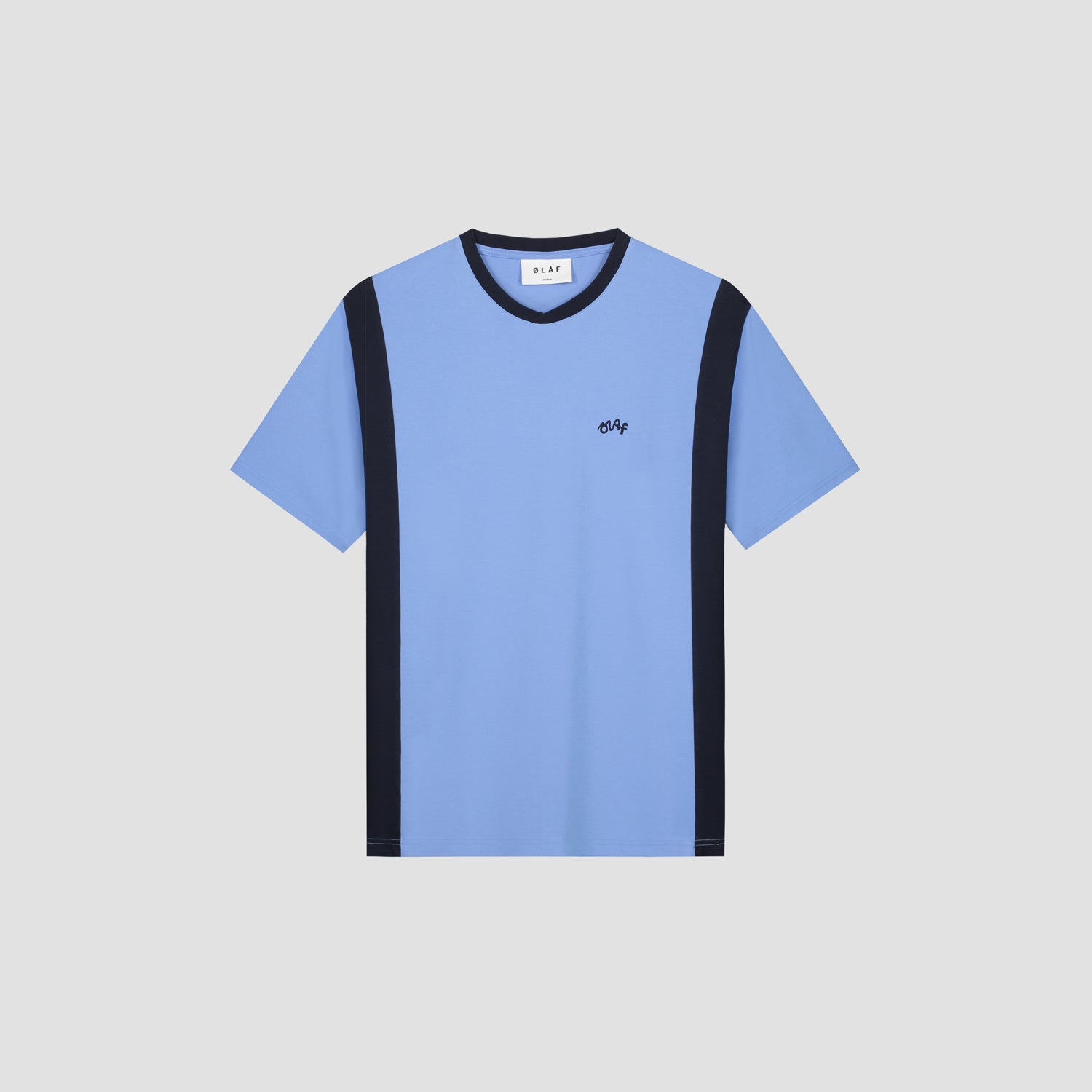 Panel Tee - Summer Sky / Navy