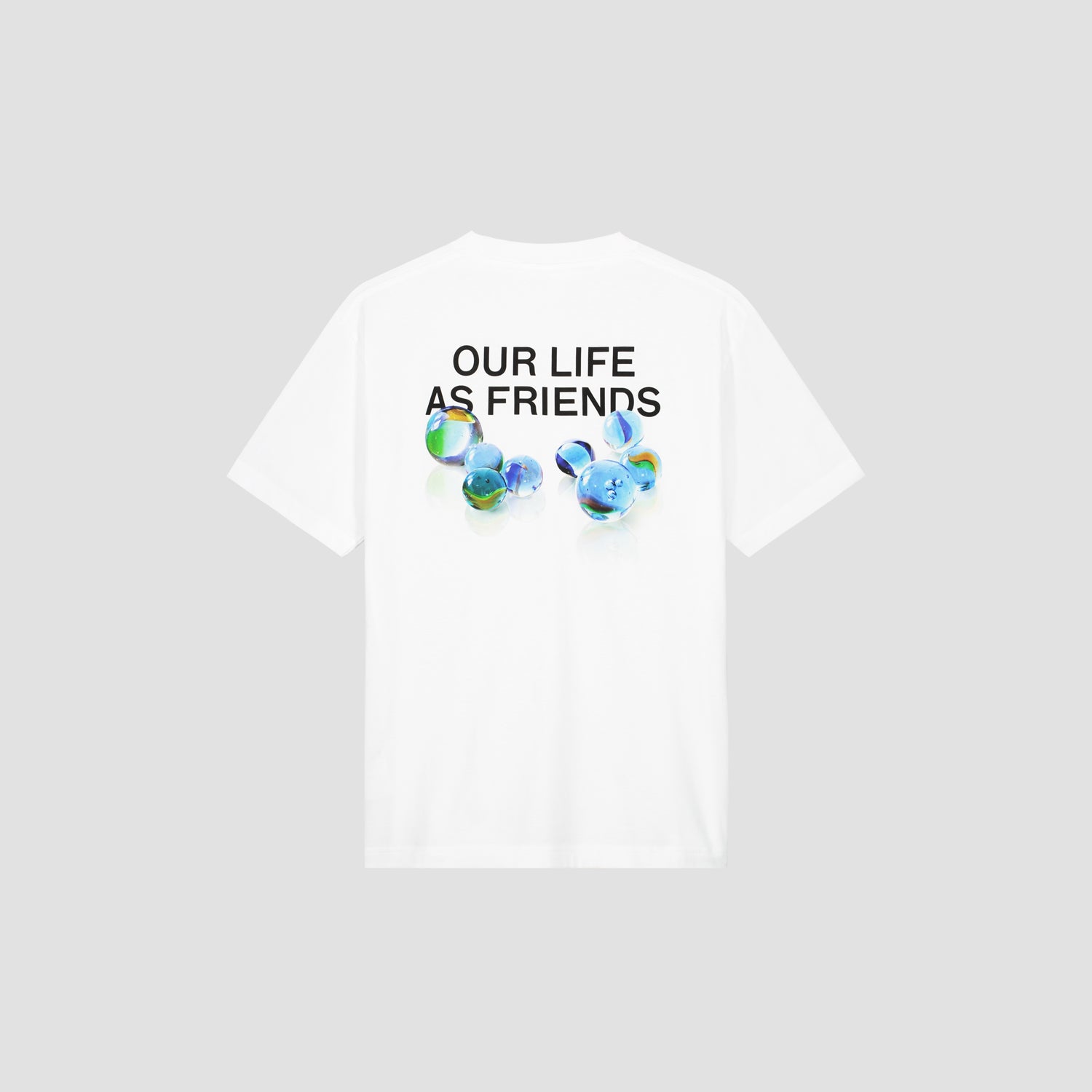 Marbles Tee - Optical White