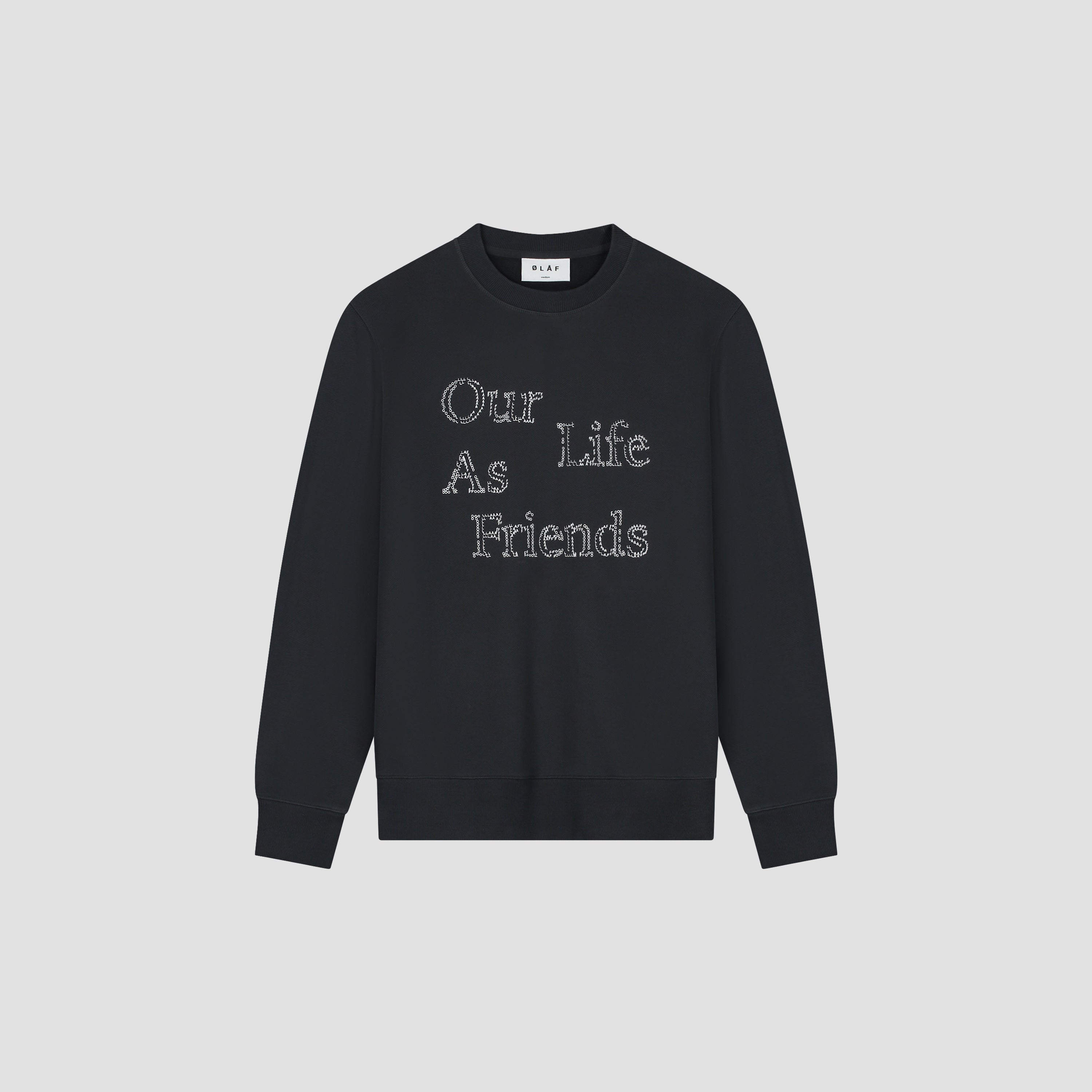 Crafted Friends Crewneck - Charcoal