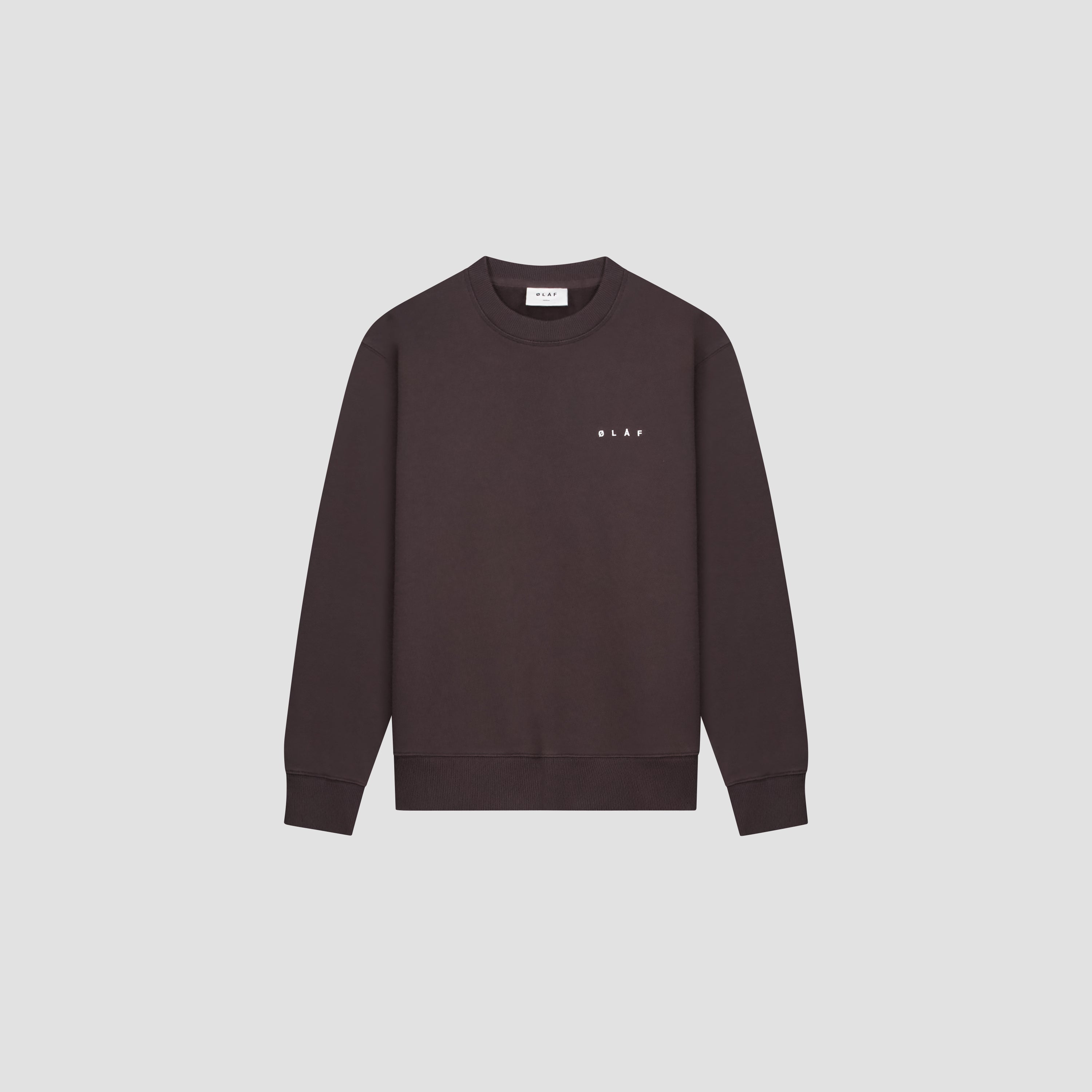 Crafted Face Crewneck - Charcoal
