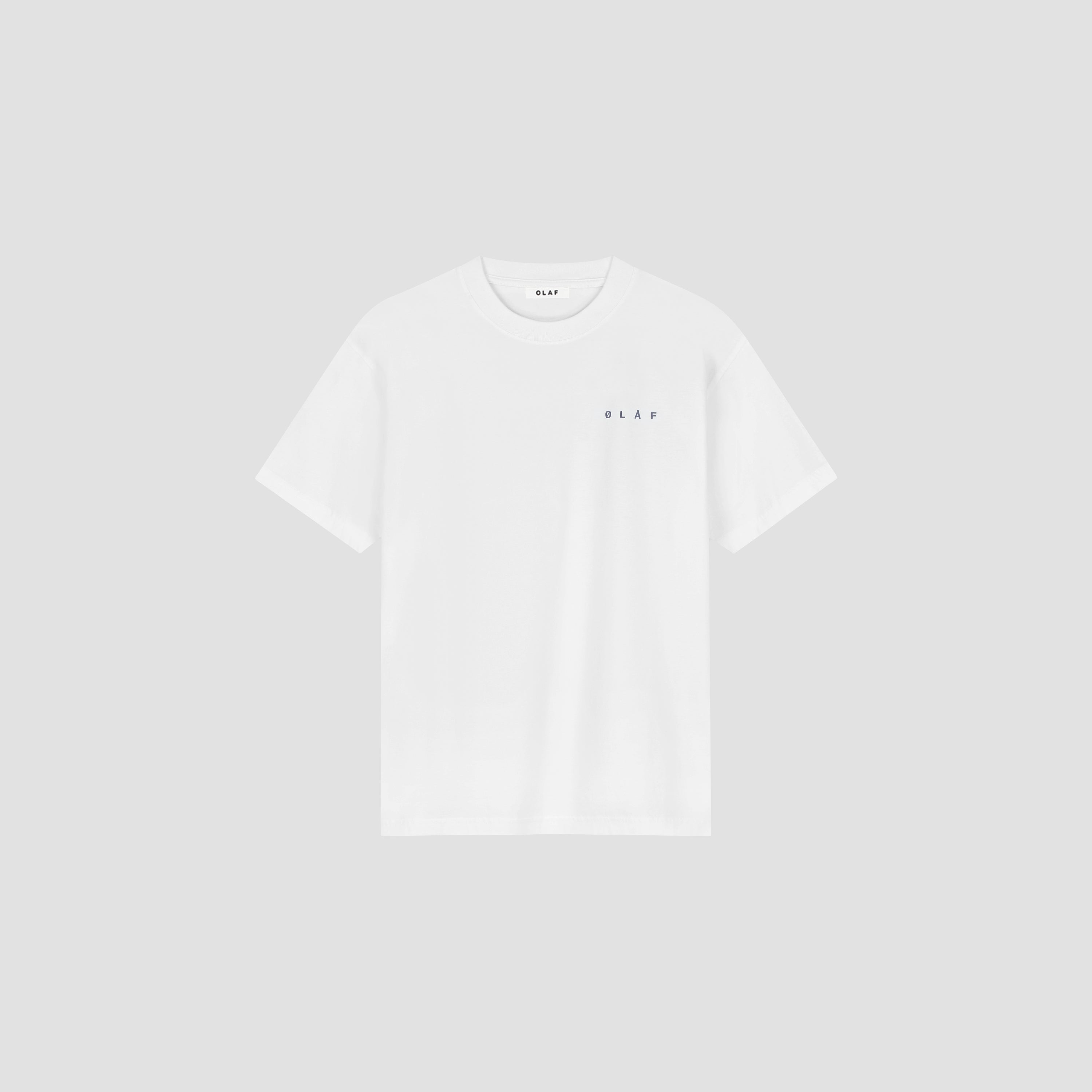 Dotted Face Tee - Optical White