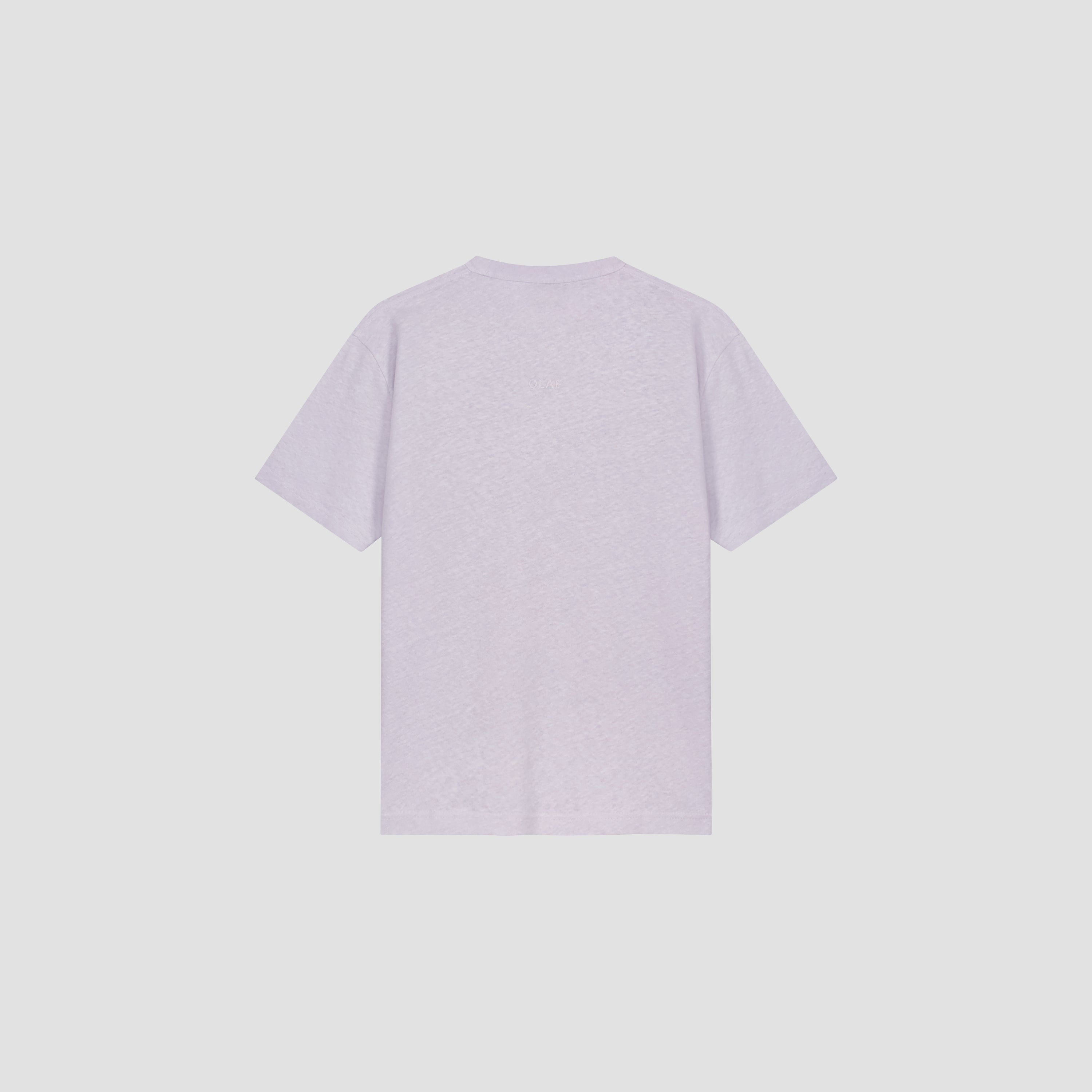 Essential Cotton Linen Tee - Purple Heather