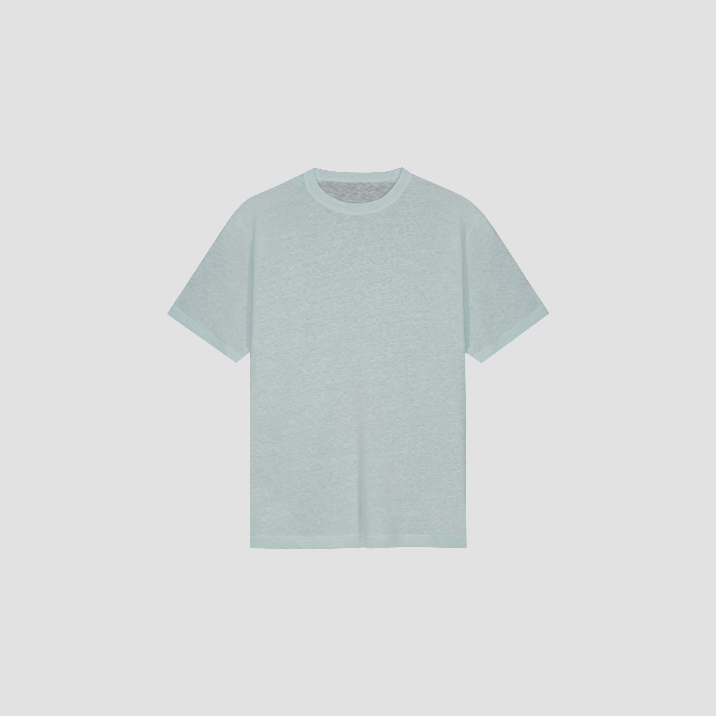 Essential Cotton Linen Tee - Salt Air