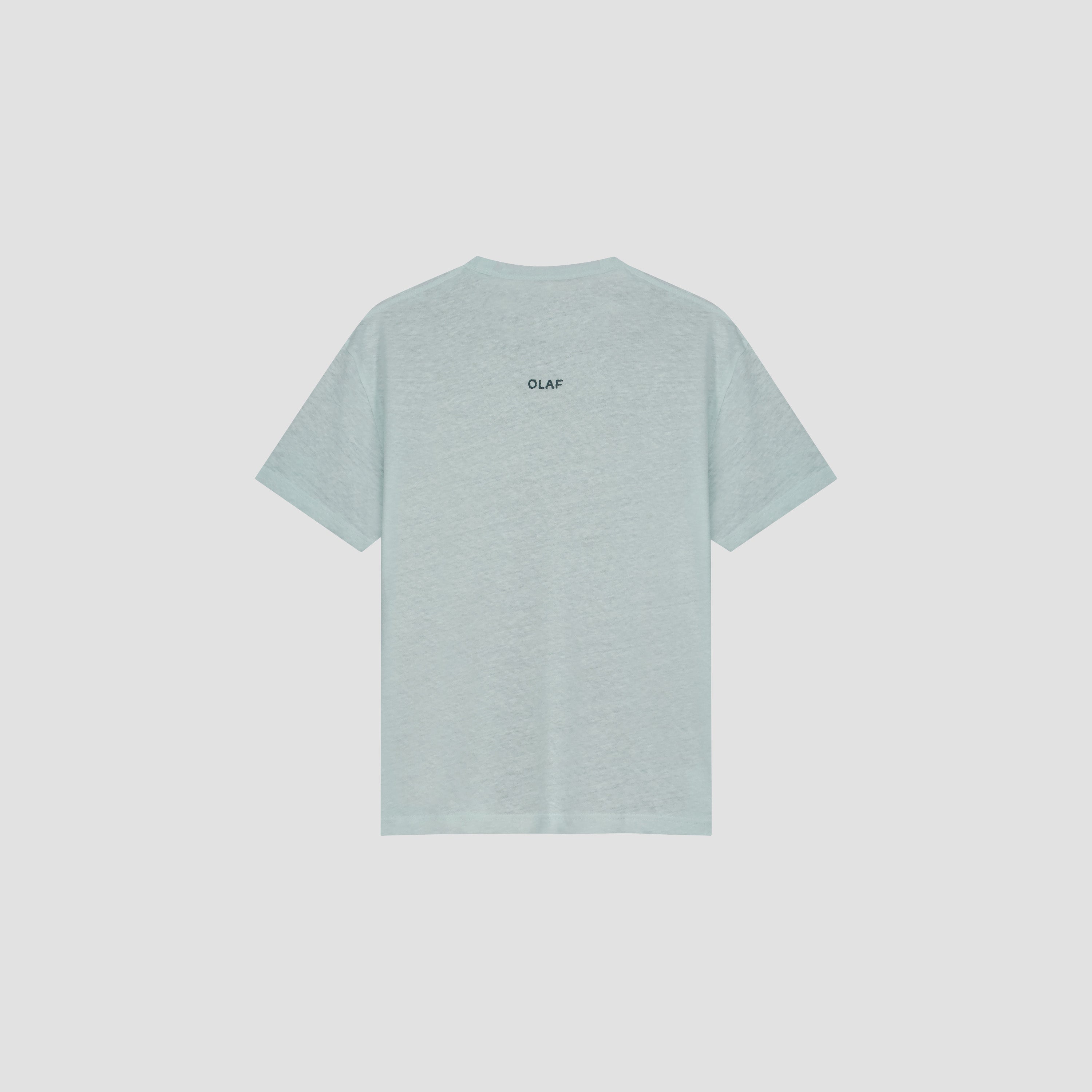 Essential Cotton Linen Tee - Salt Air