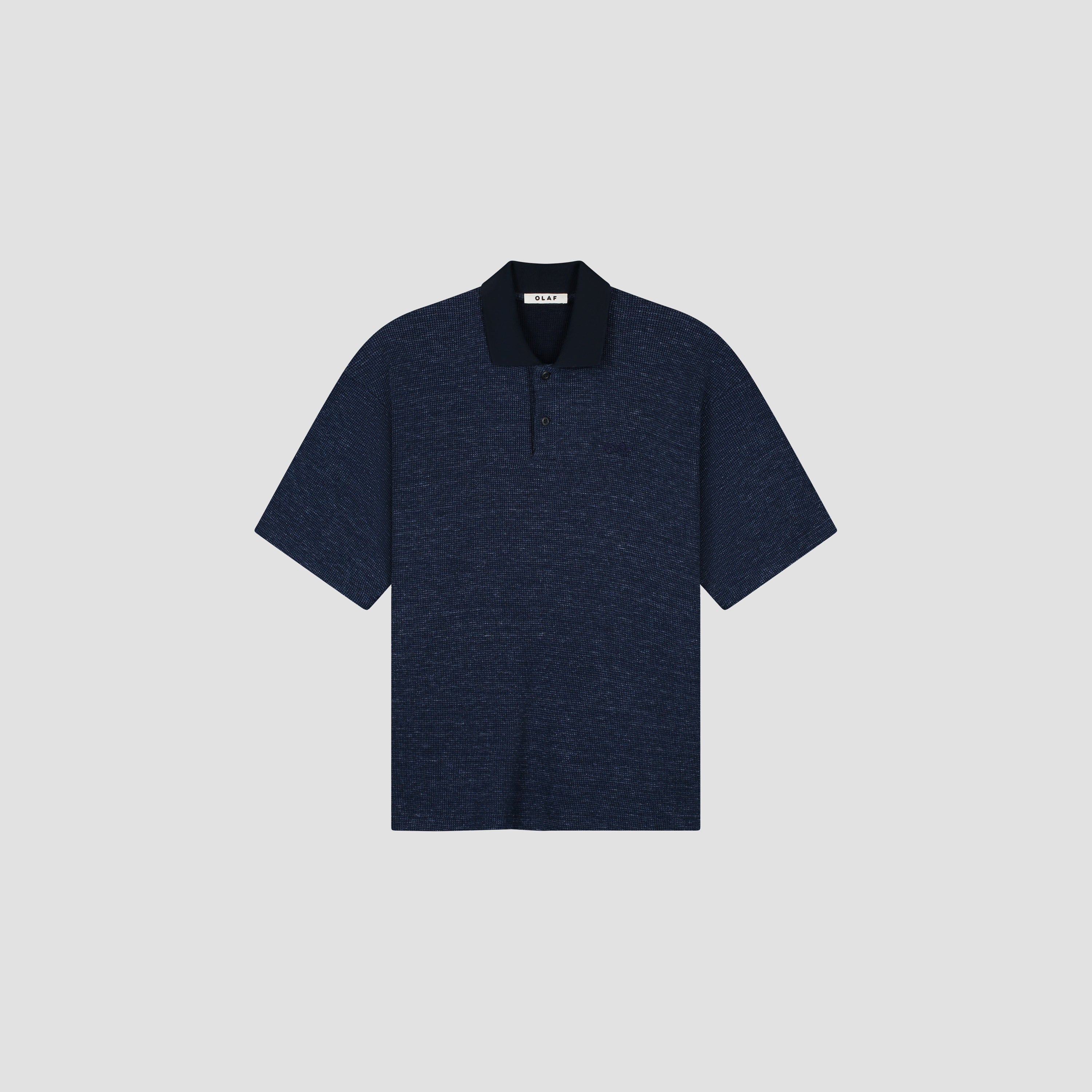 Signature Texture Polo - Navy