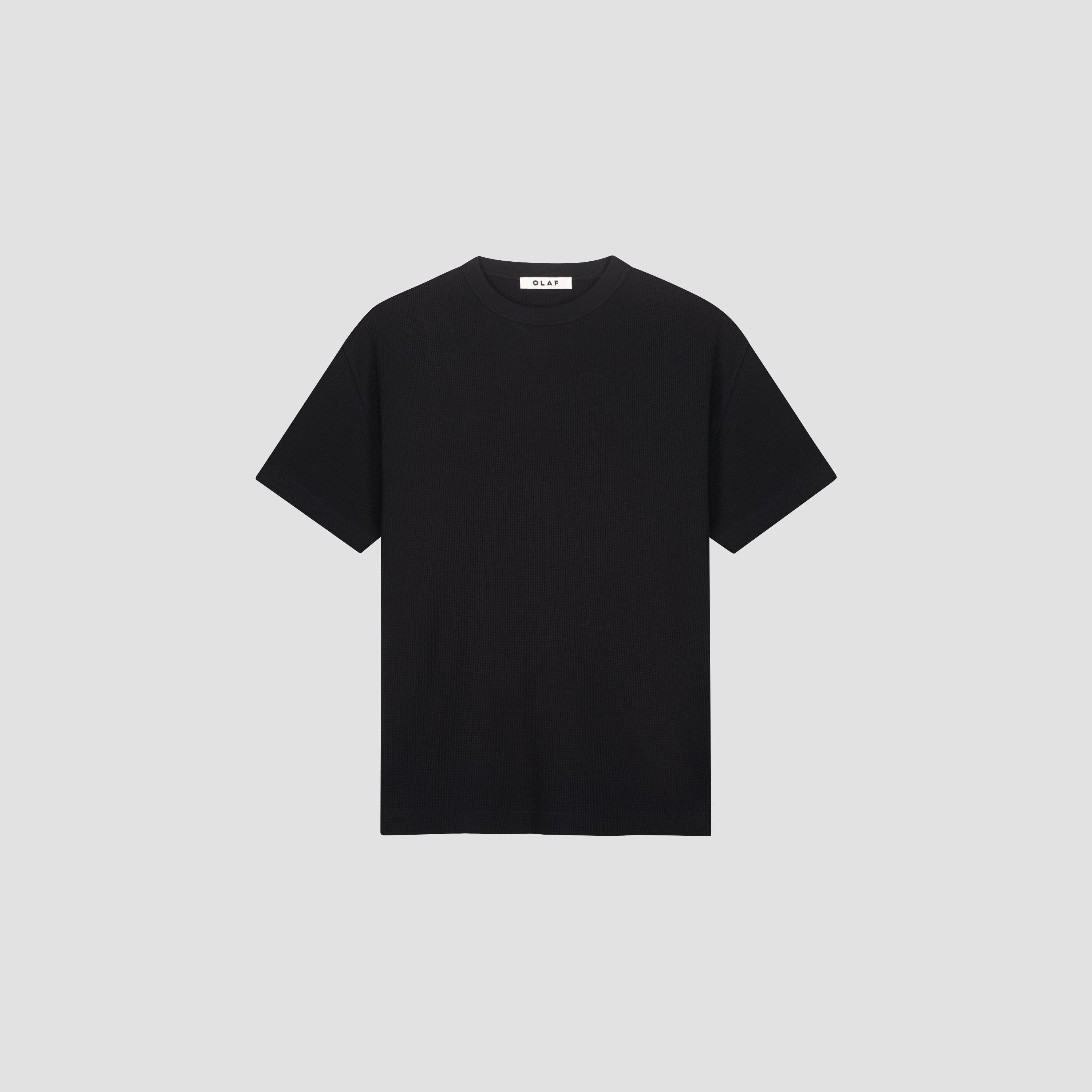 Waffle Tee - Black
