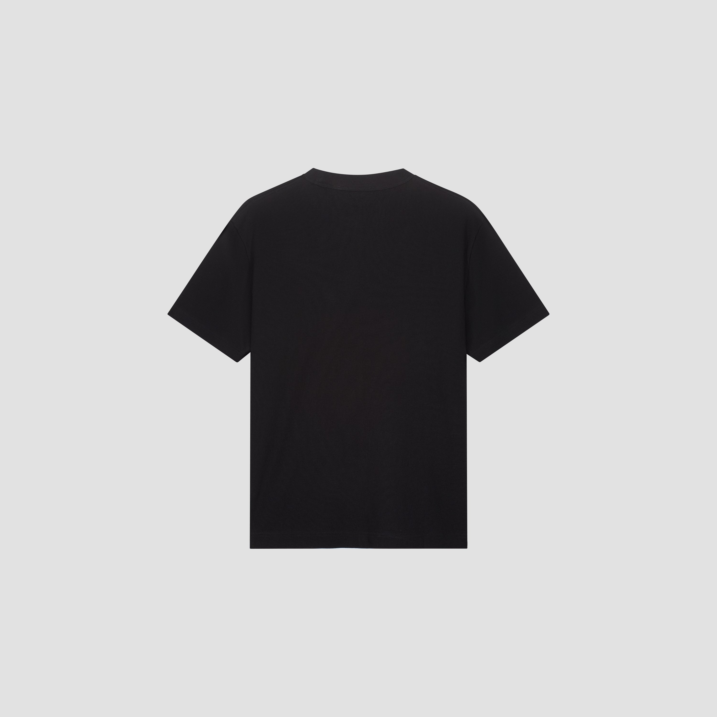 Waffle Tee - Black