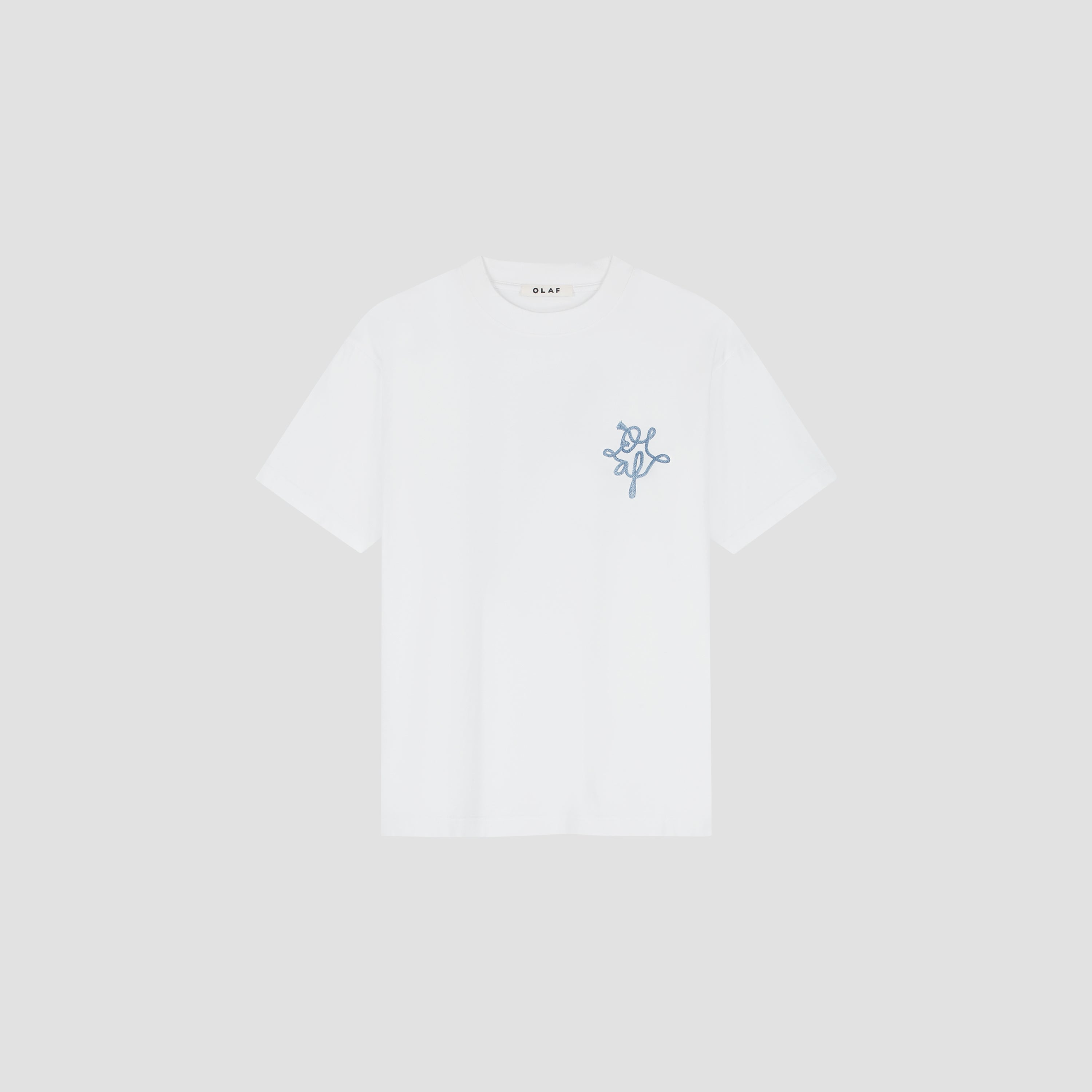 Lasso Monogram Tee - Optical White