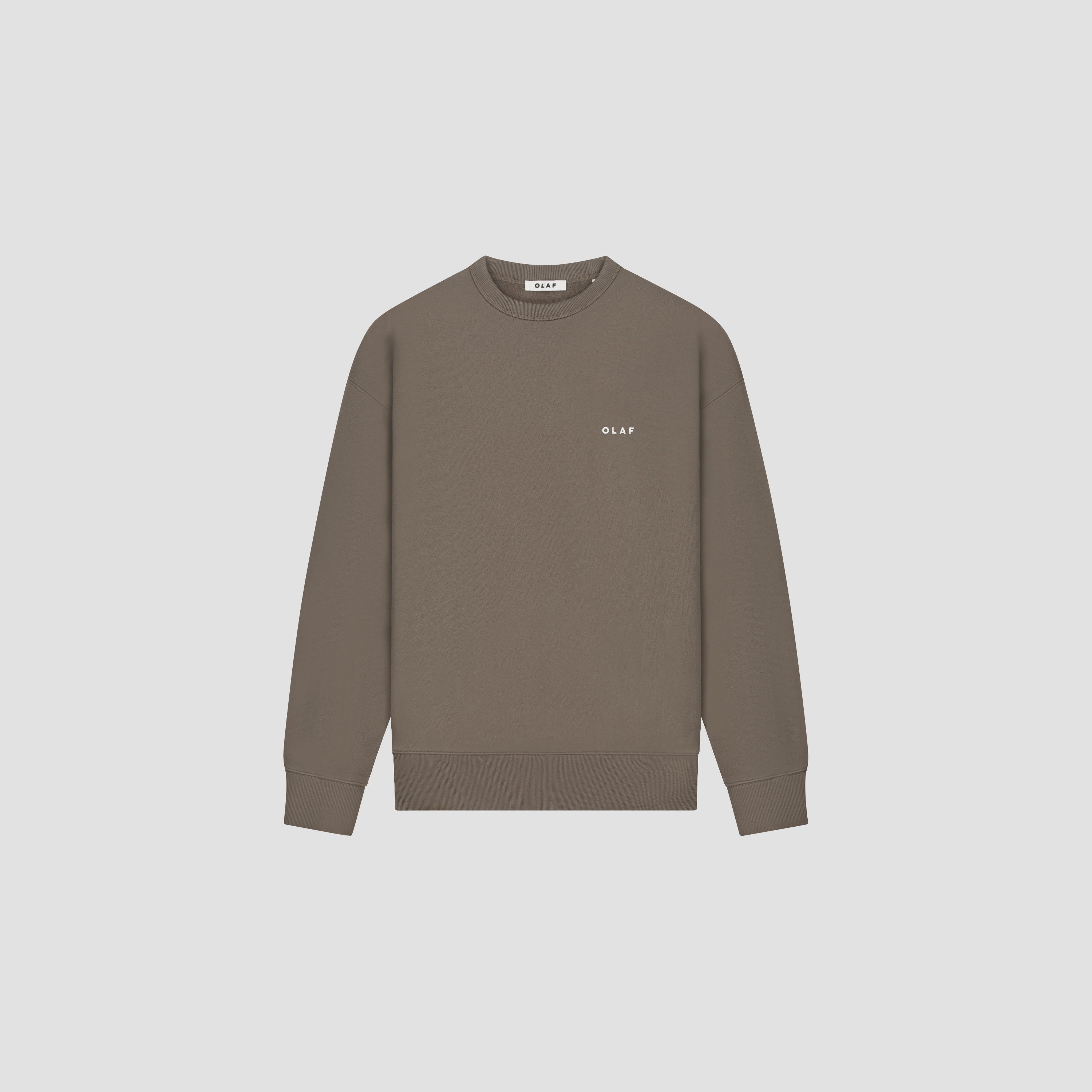 Western Logo Crewneck - Chocolate Chip
