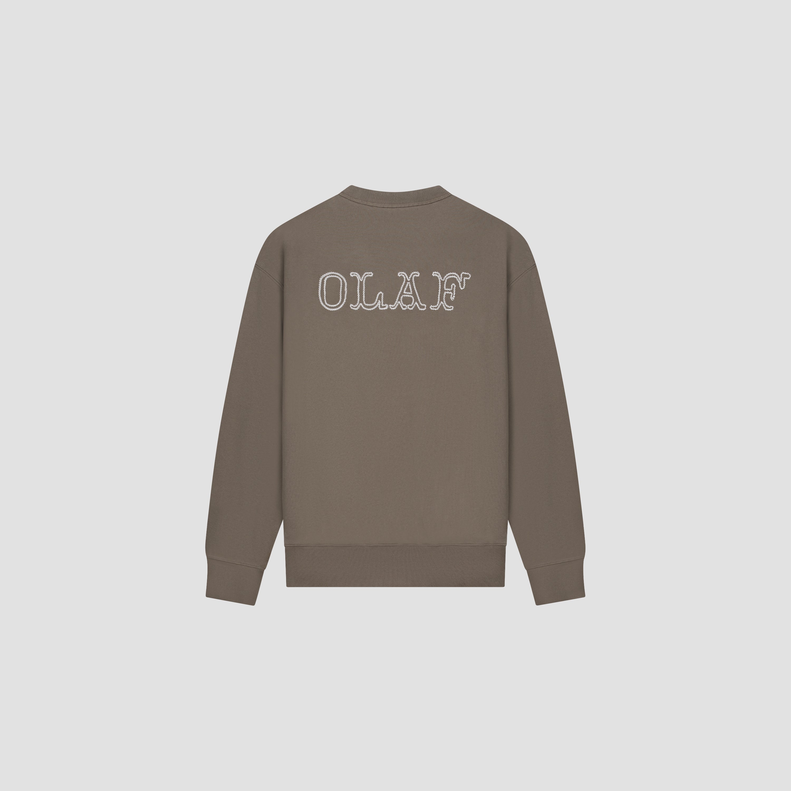Western Logo Crewneck - Chocolate Chip