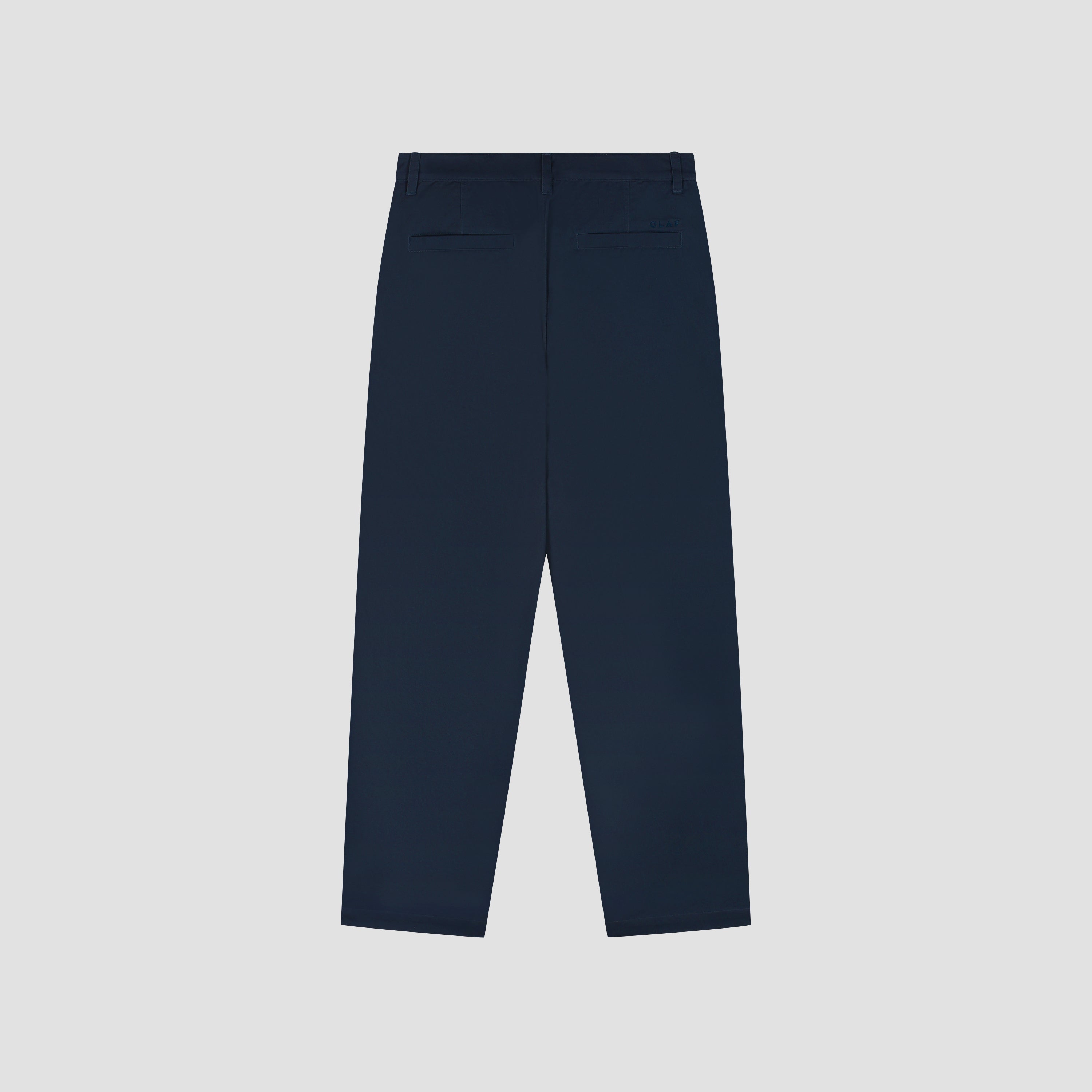 Washed Barrel Leg Pant - Navy