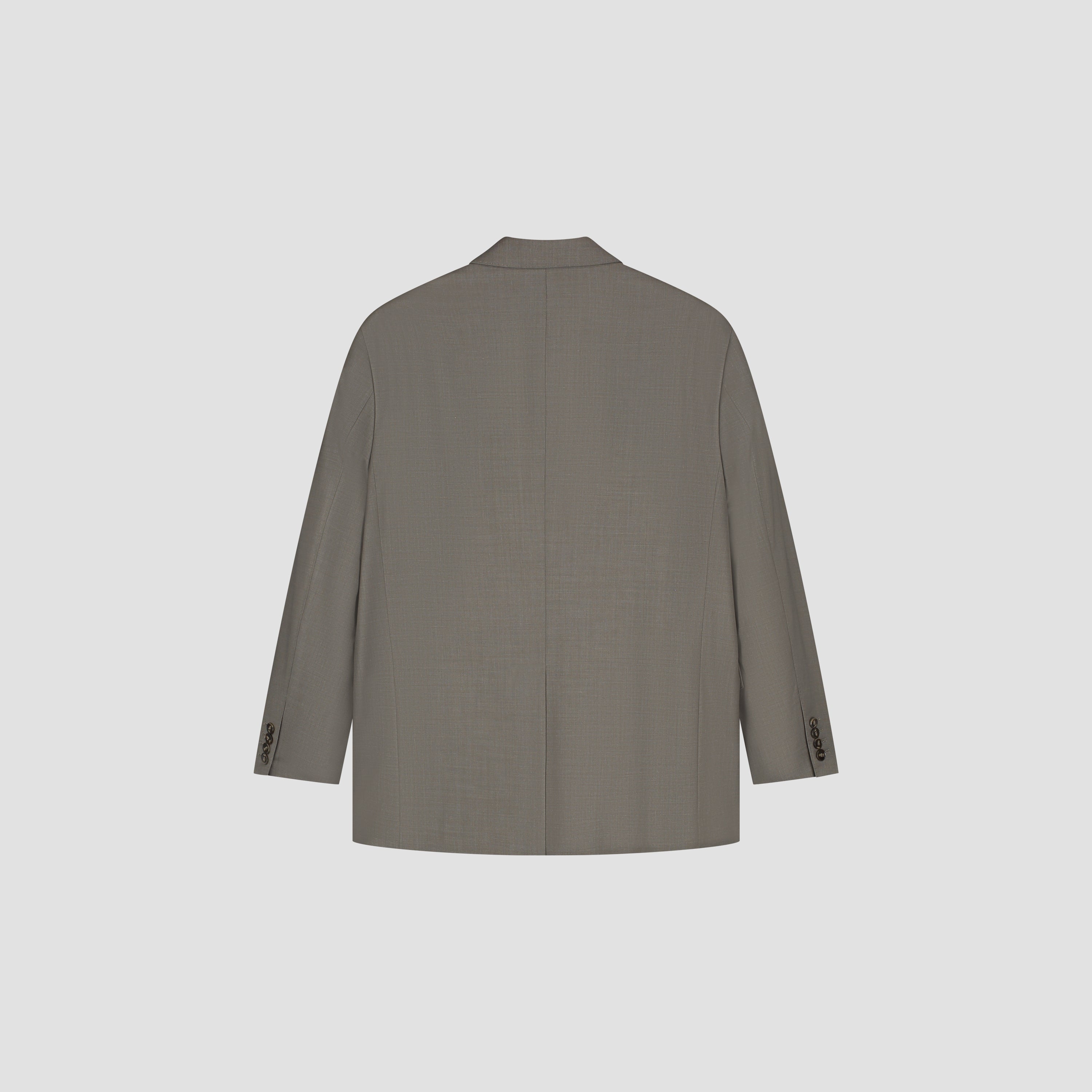 Wool Blazer - Chocolate Chip
