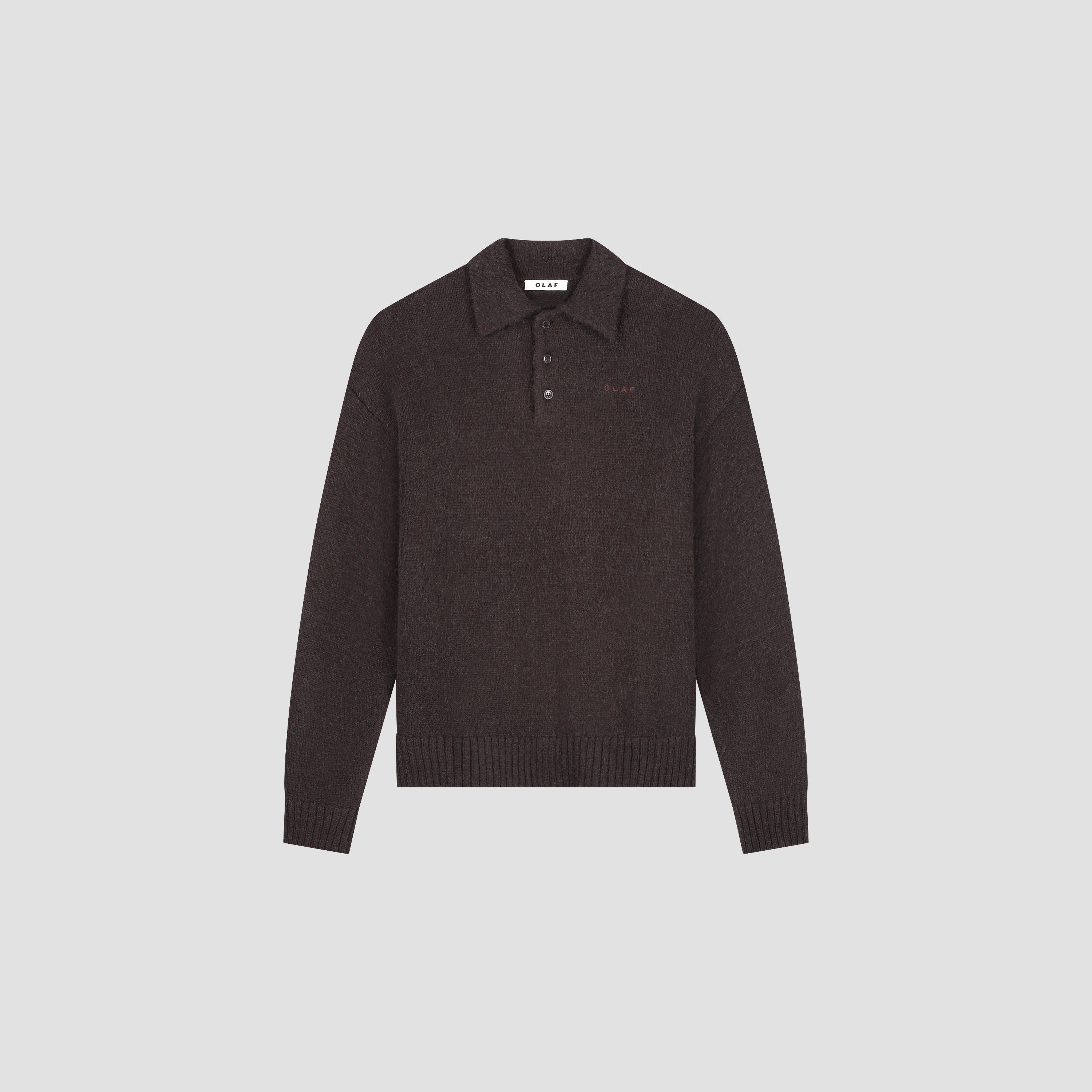 Signature Oversized Polo - Chocolate Chip