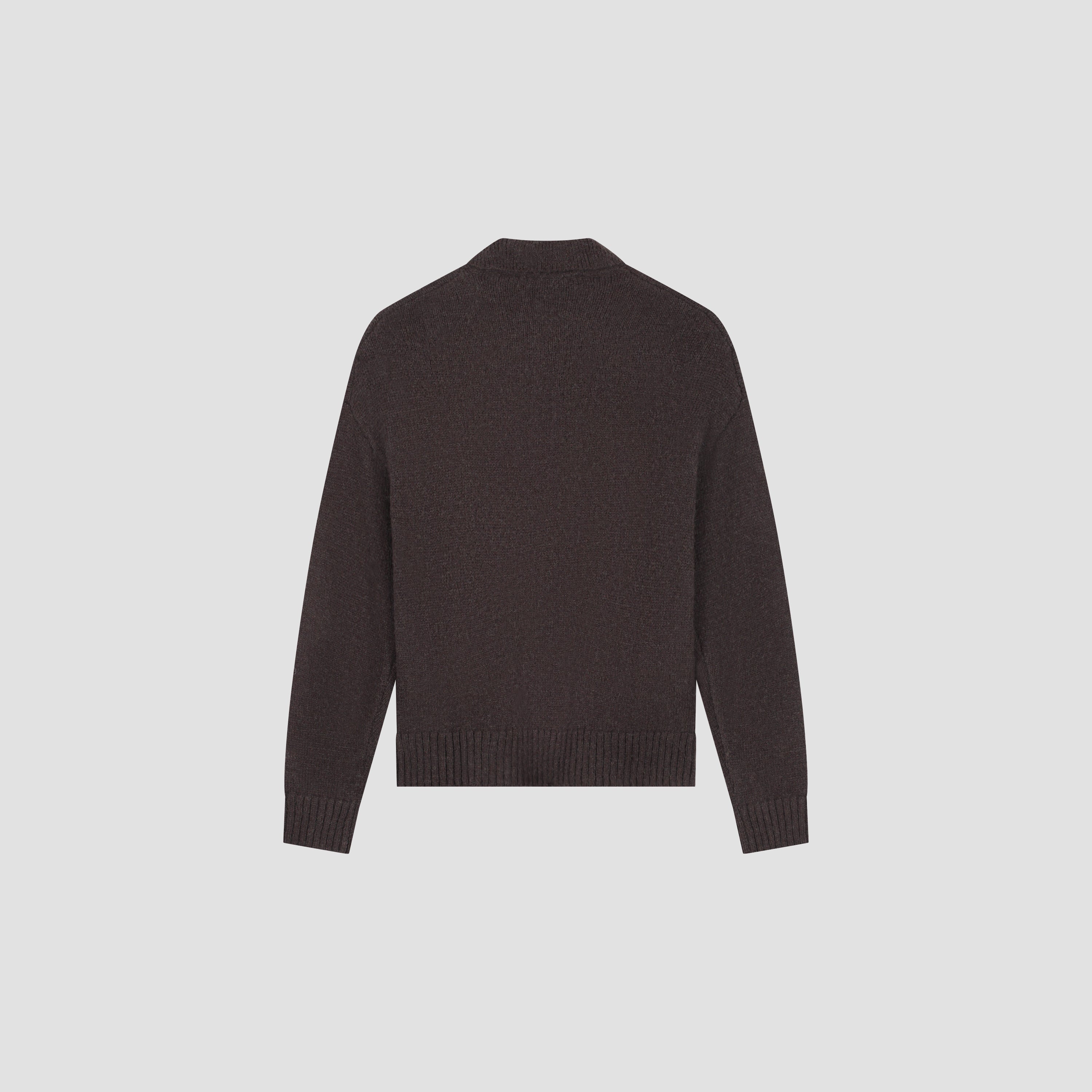Signature Oversized Polo - Chocolate Chip