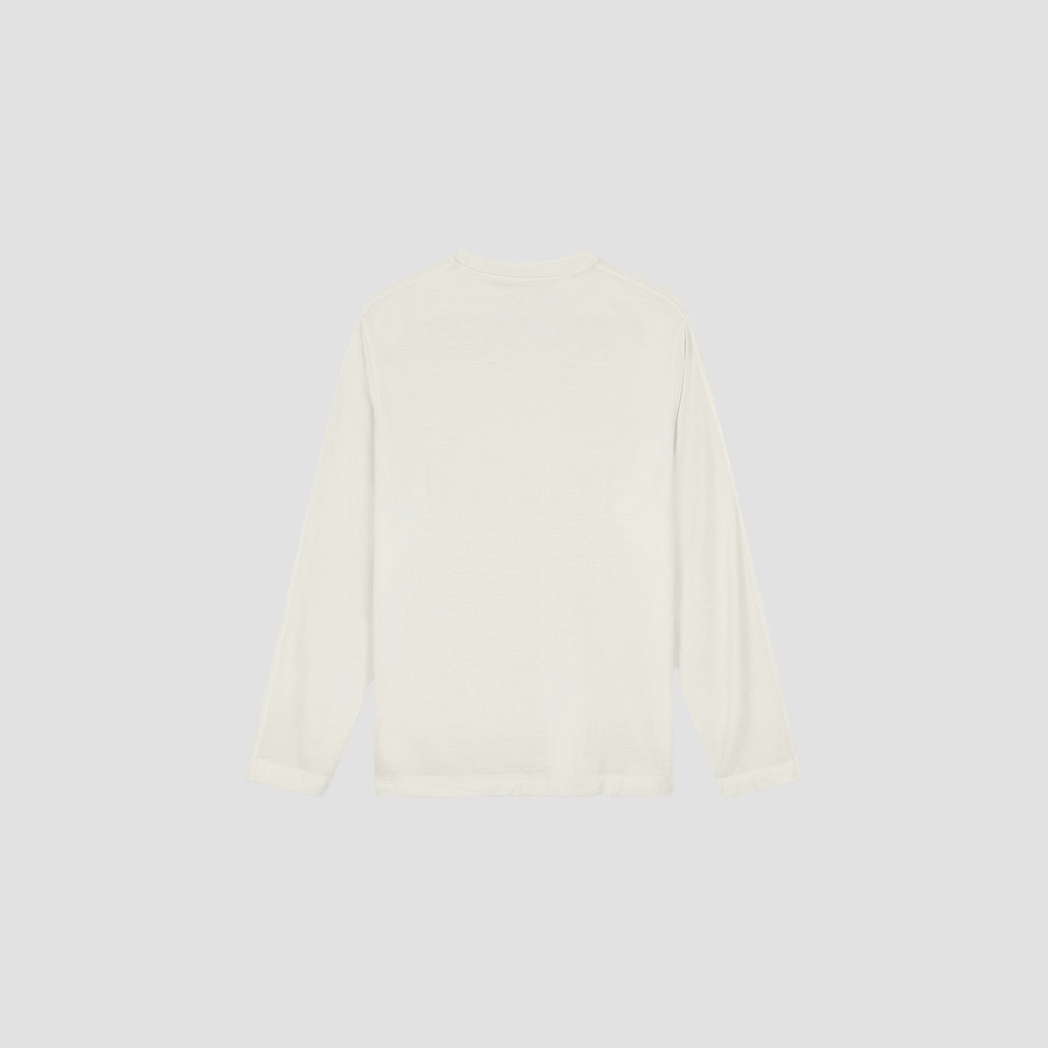 10 Year Boxy LS Tee - White