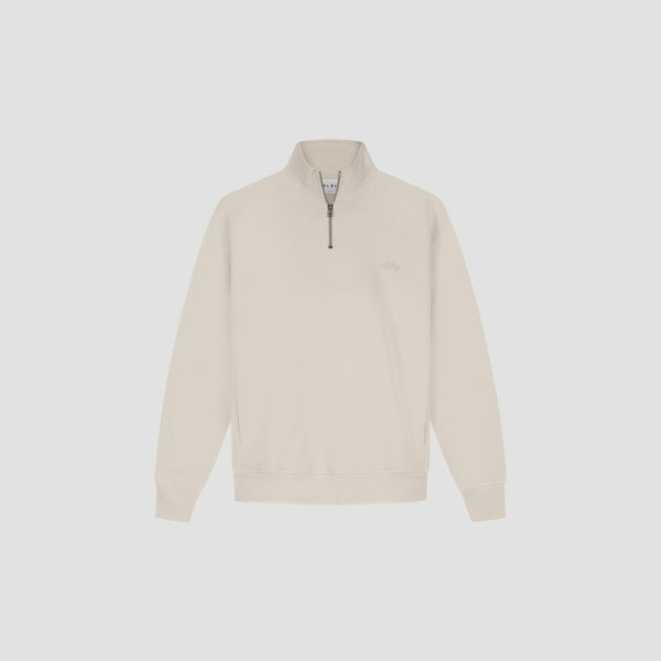 Signature Zip Mock - Cement