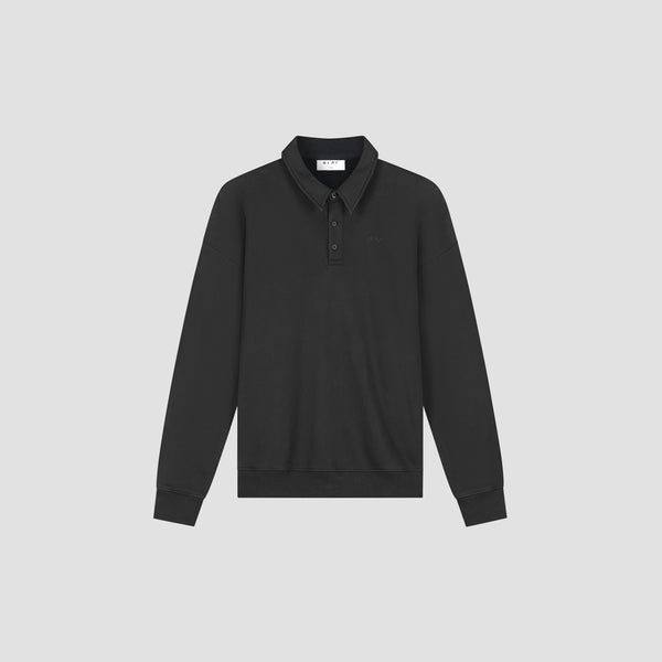Signature Oversized Polo - Black