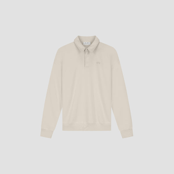 Signature Oversized Polo - Cement