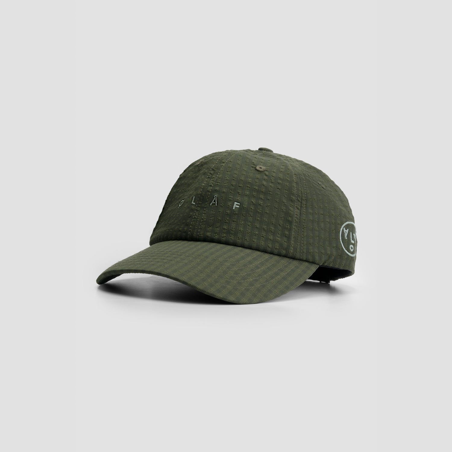 Seersucker Cap - Forest Green