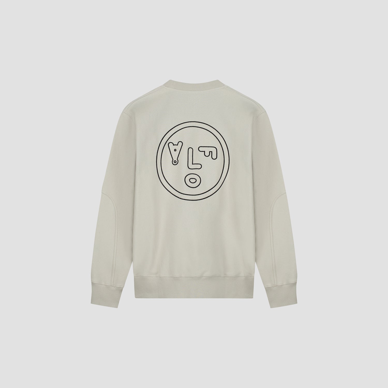 Face Crewneck - Cement