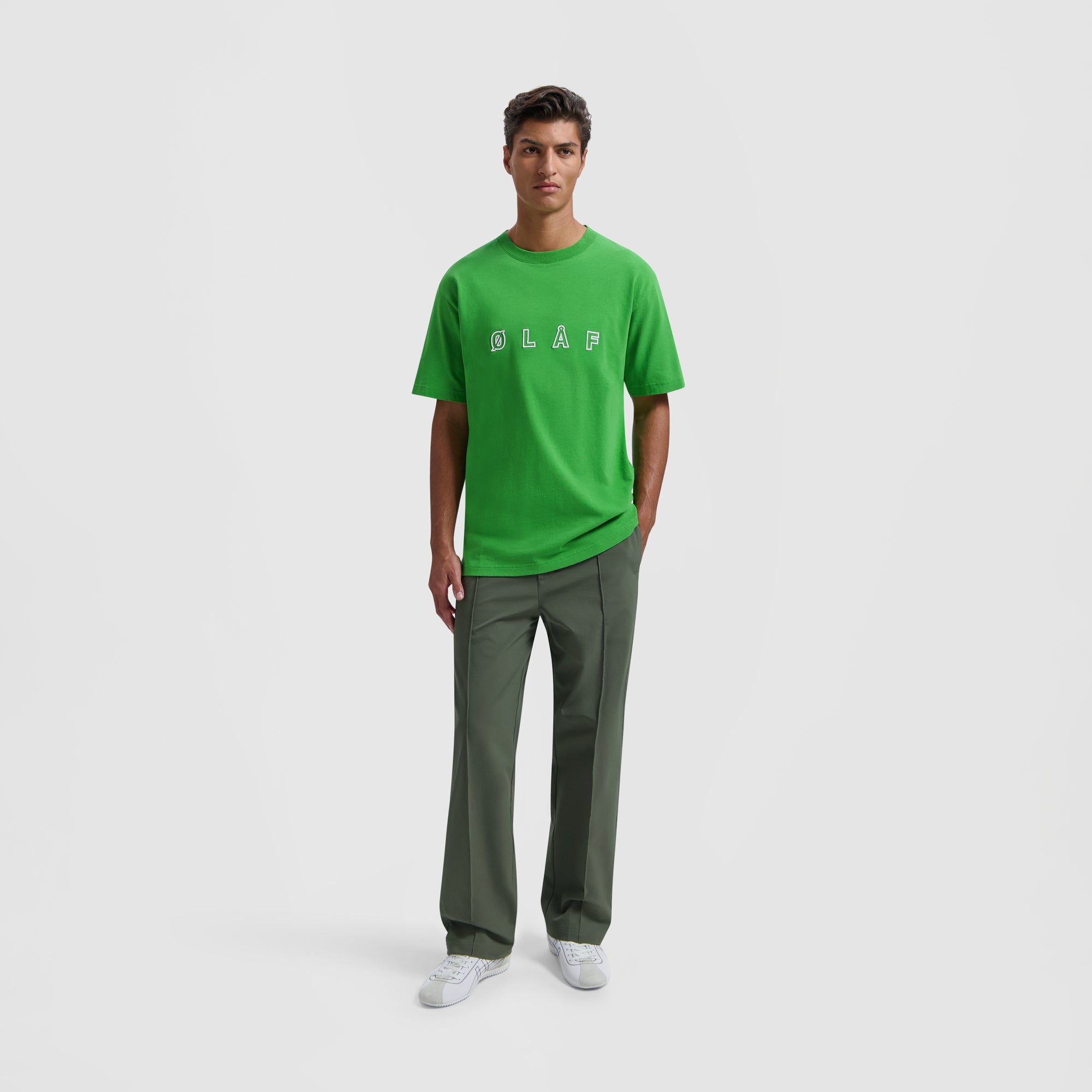 Sans Embro Logo Tee - Green