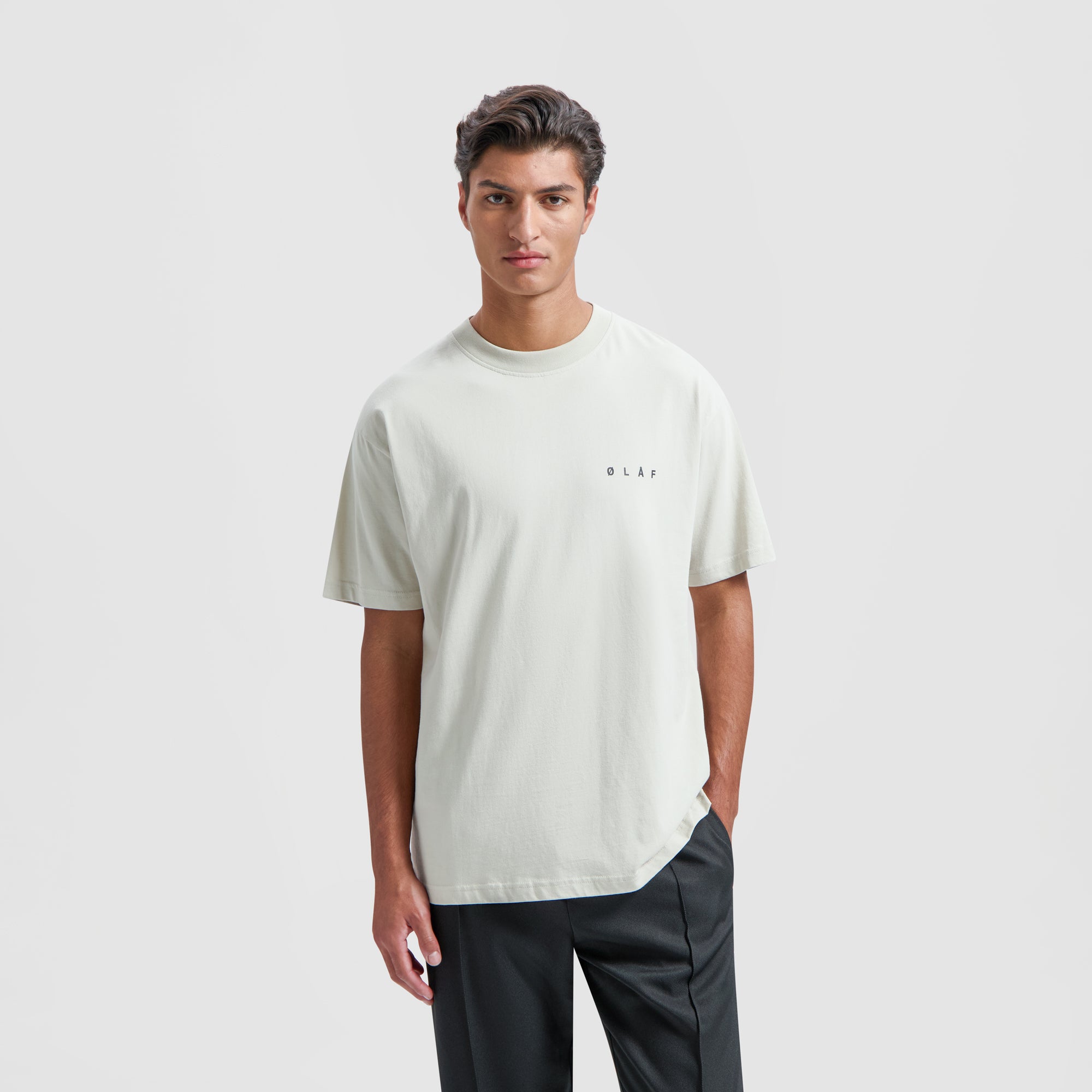 Face Tee - Cement