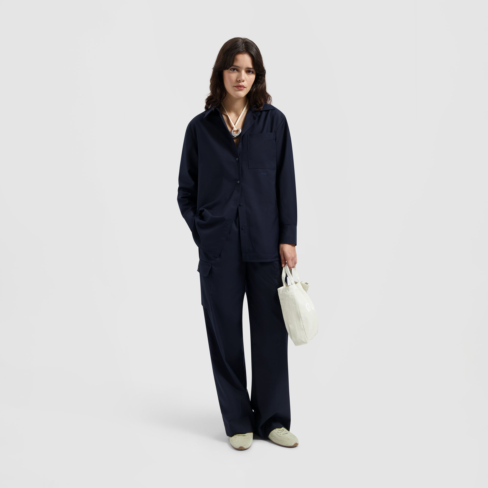 Tailored Cargo Pant - Navy