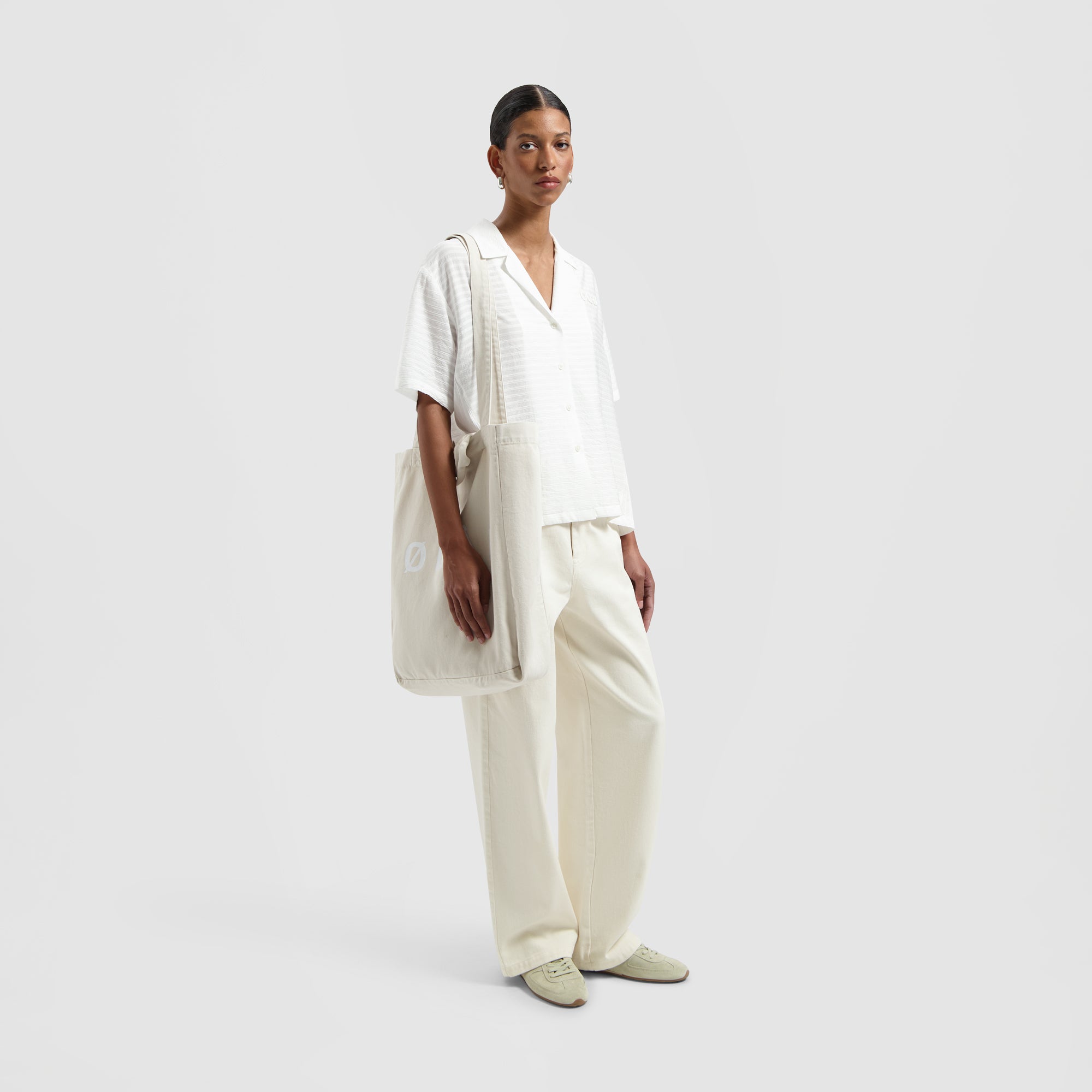 Barrel Leg Pant - Off White