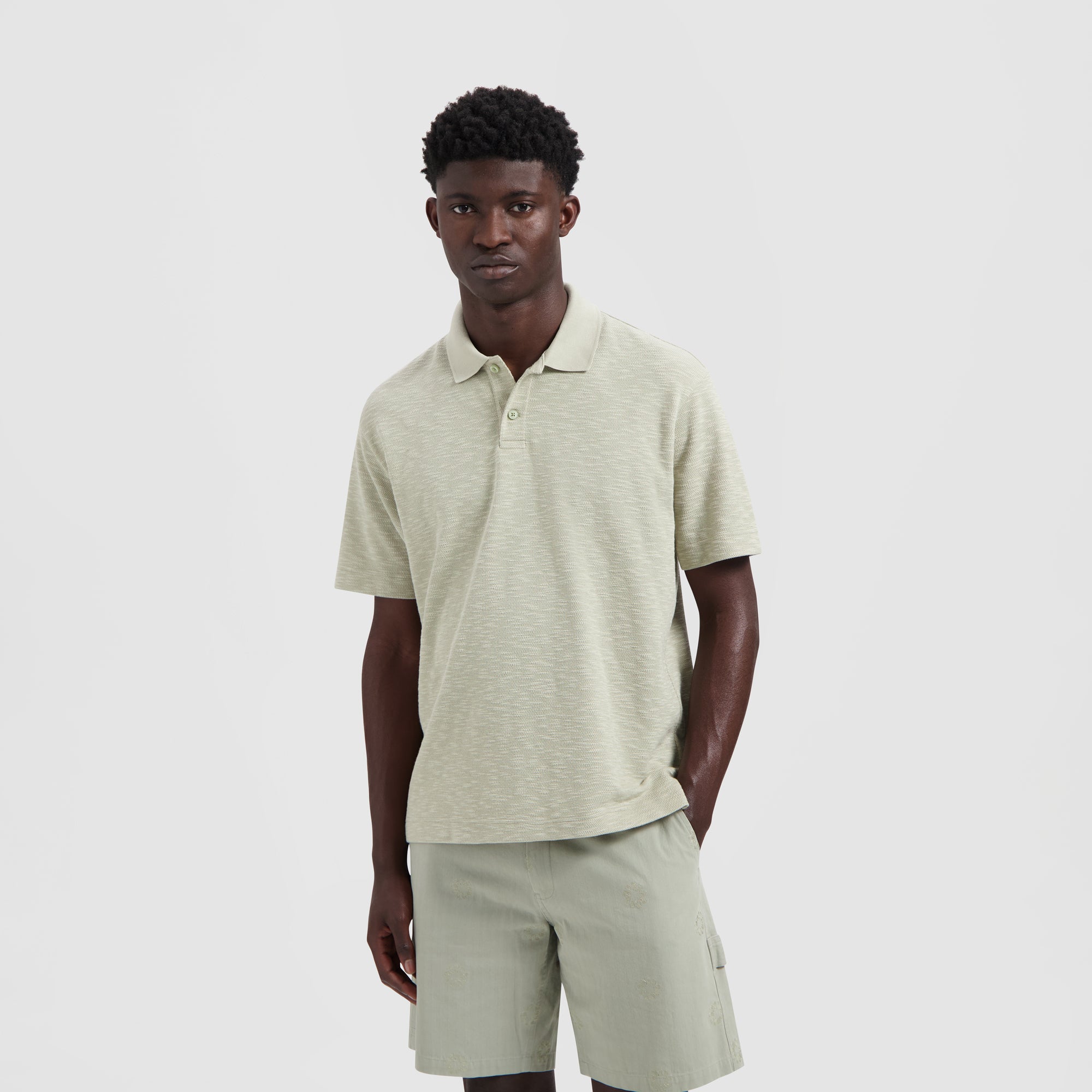 Slub Polo SS