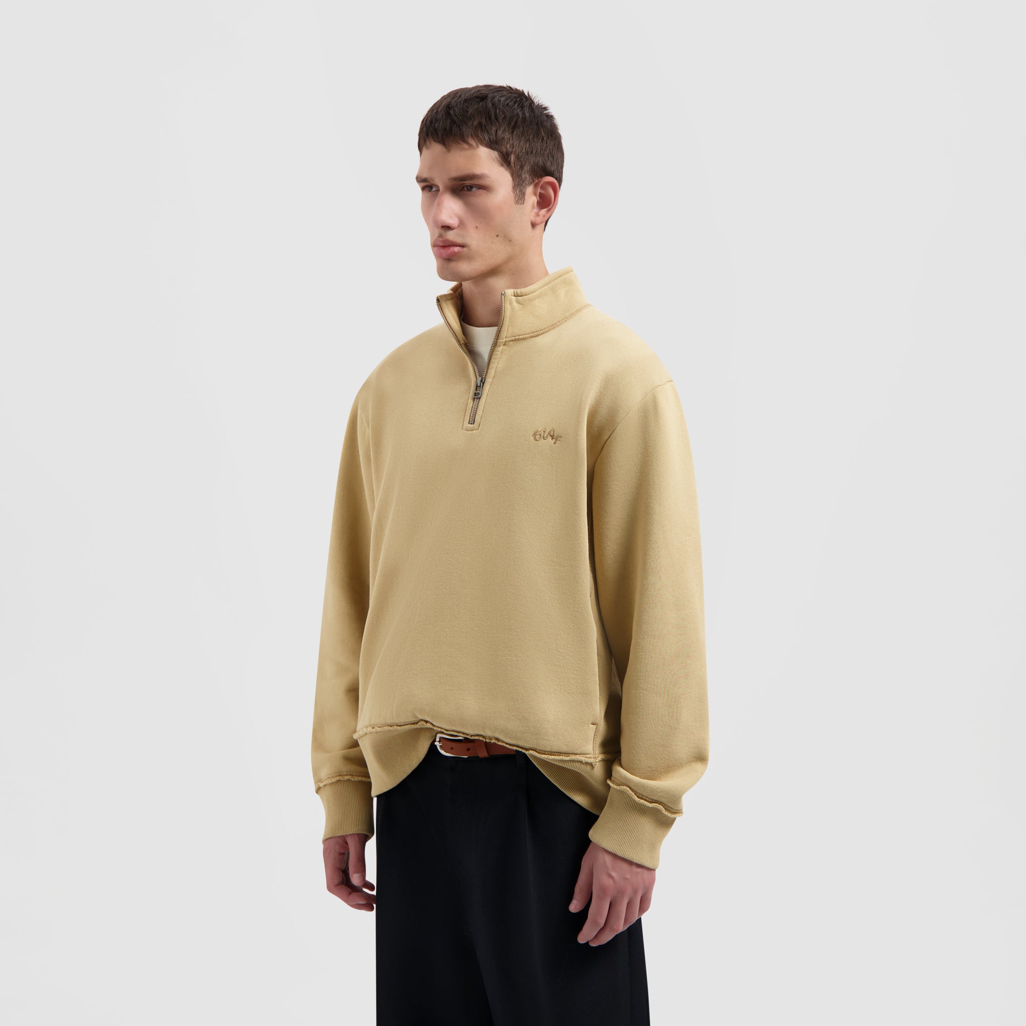 Signature Zip Mock
