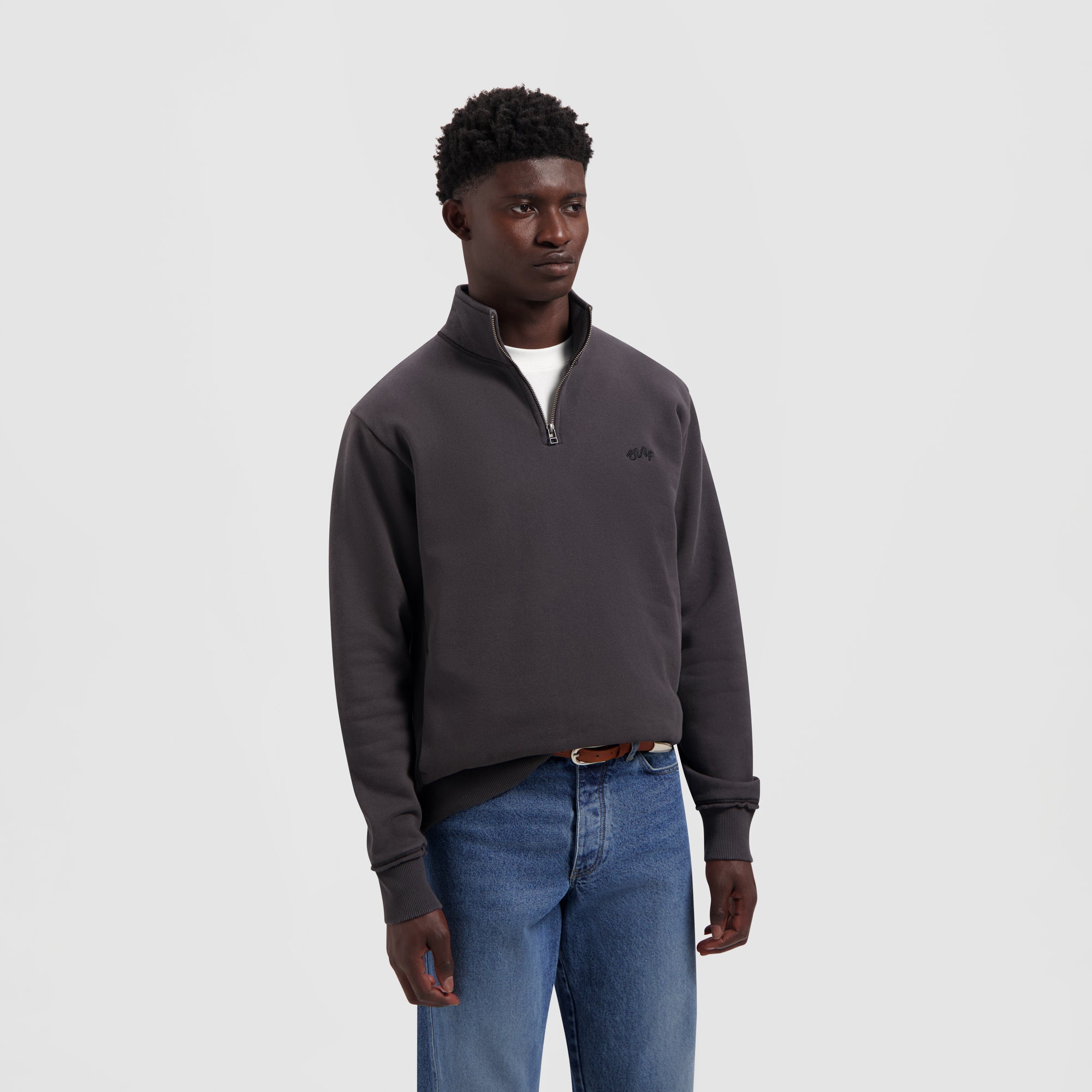 Signature Zip Mock