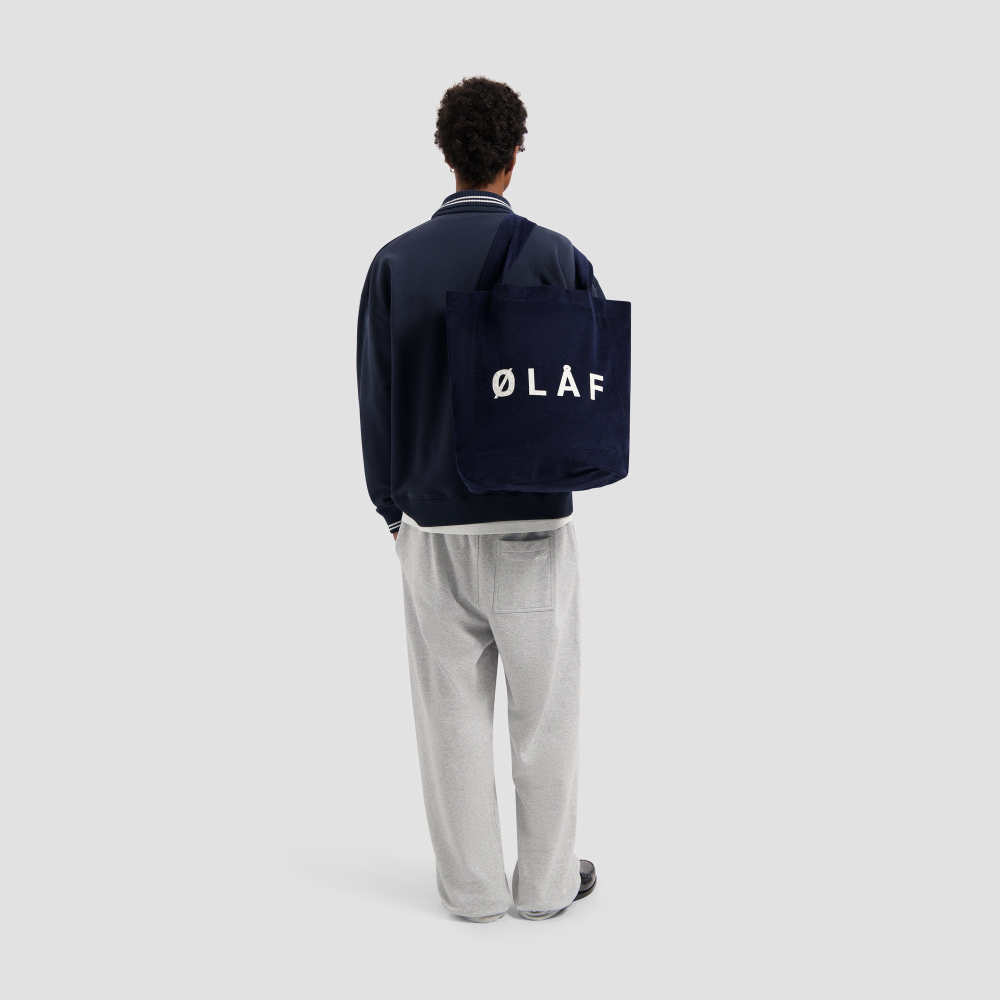Tipping Detail Oversized Polo - Navy