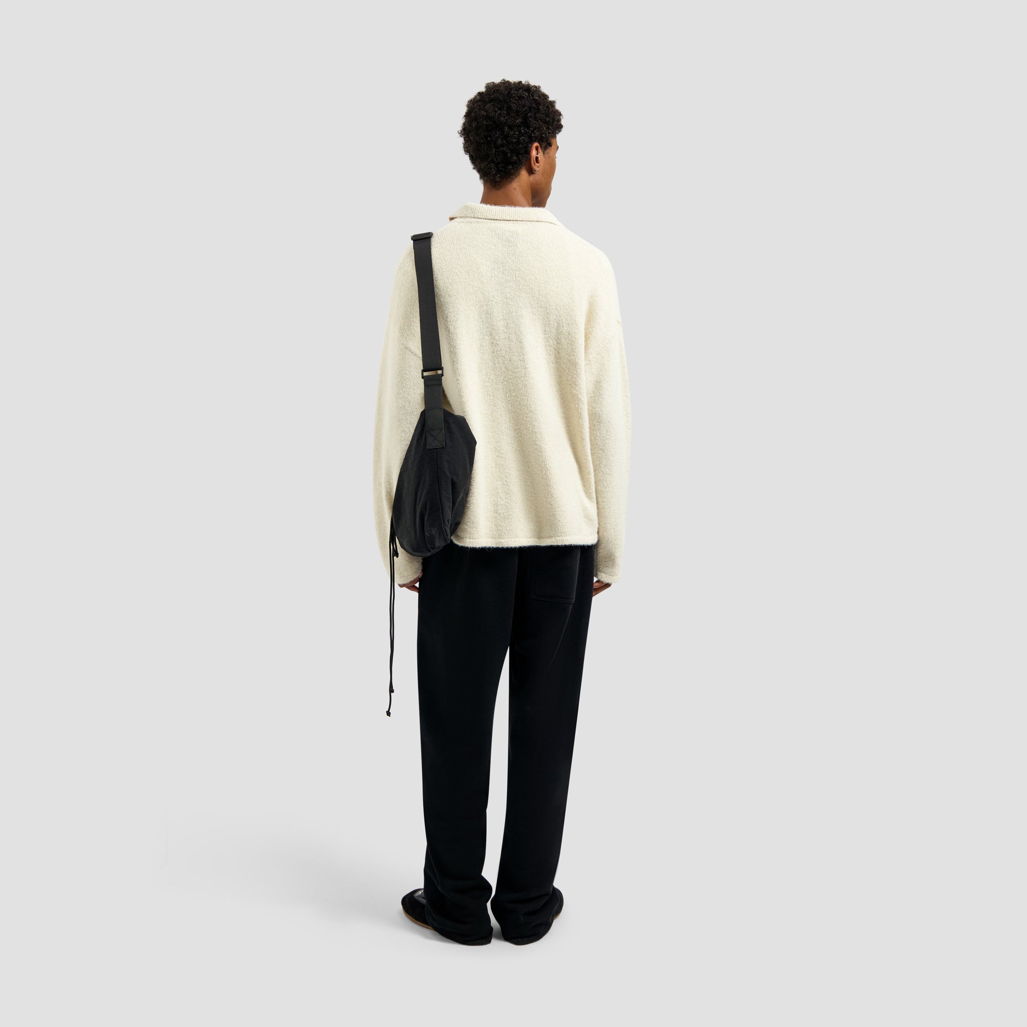 Signature Knitted Polo - Off White