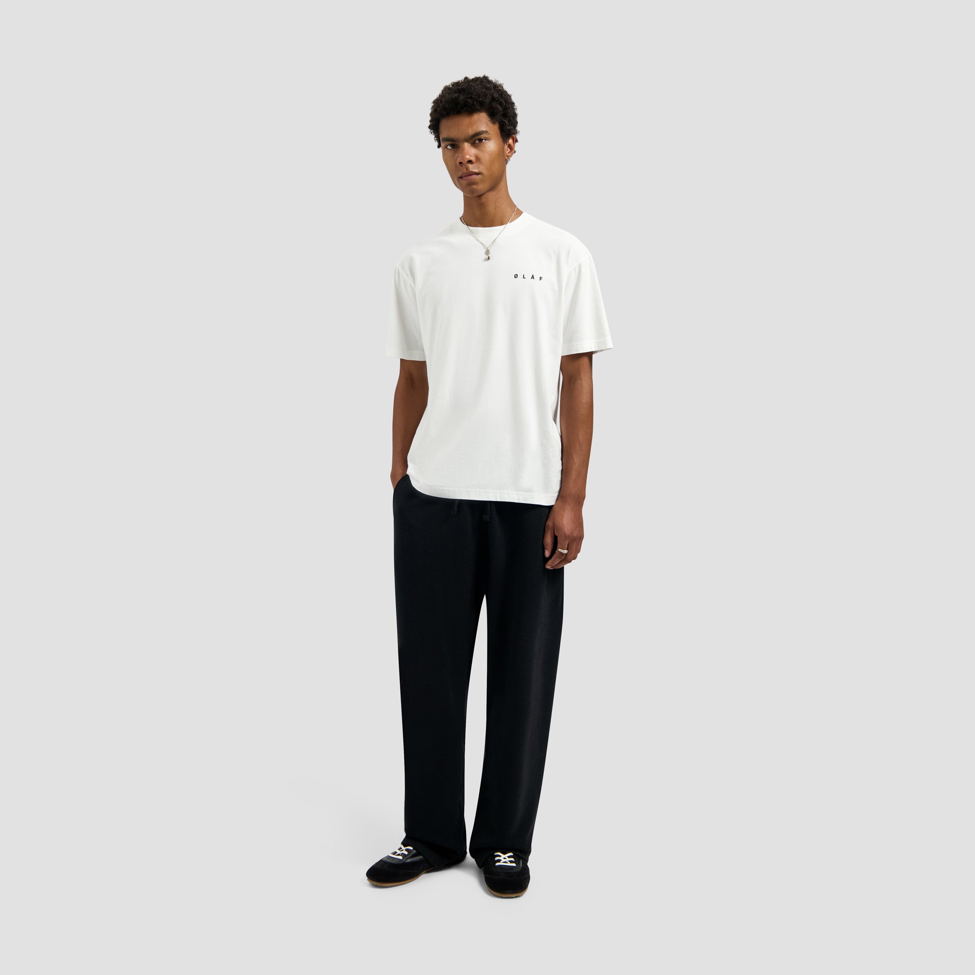 Signature Straight Leg Sweat Pant - Black