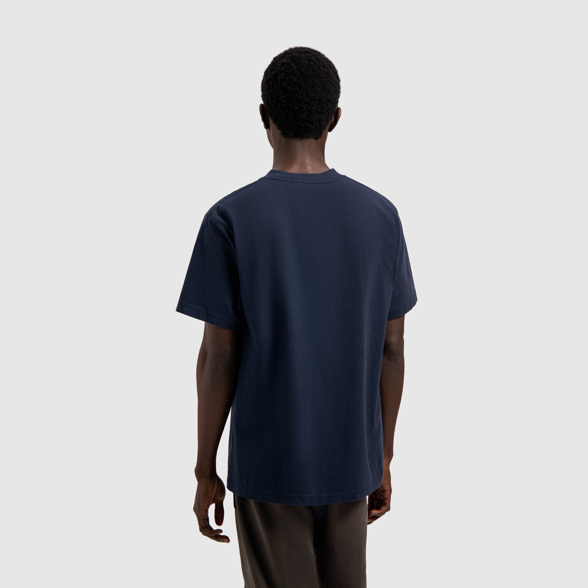 Block Tee - Navy