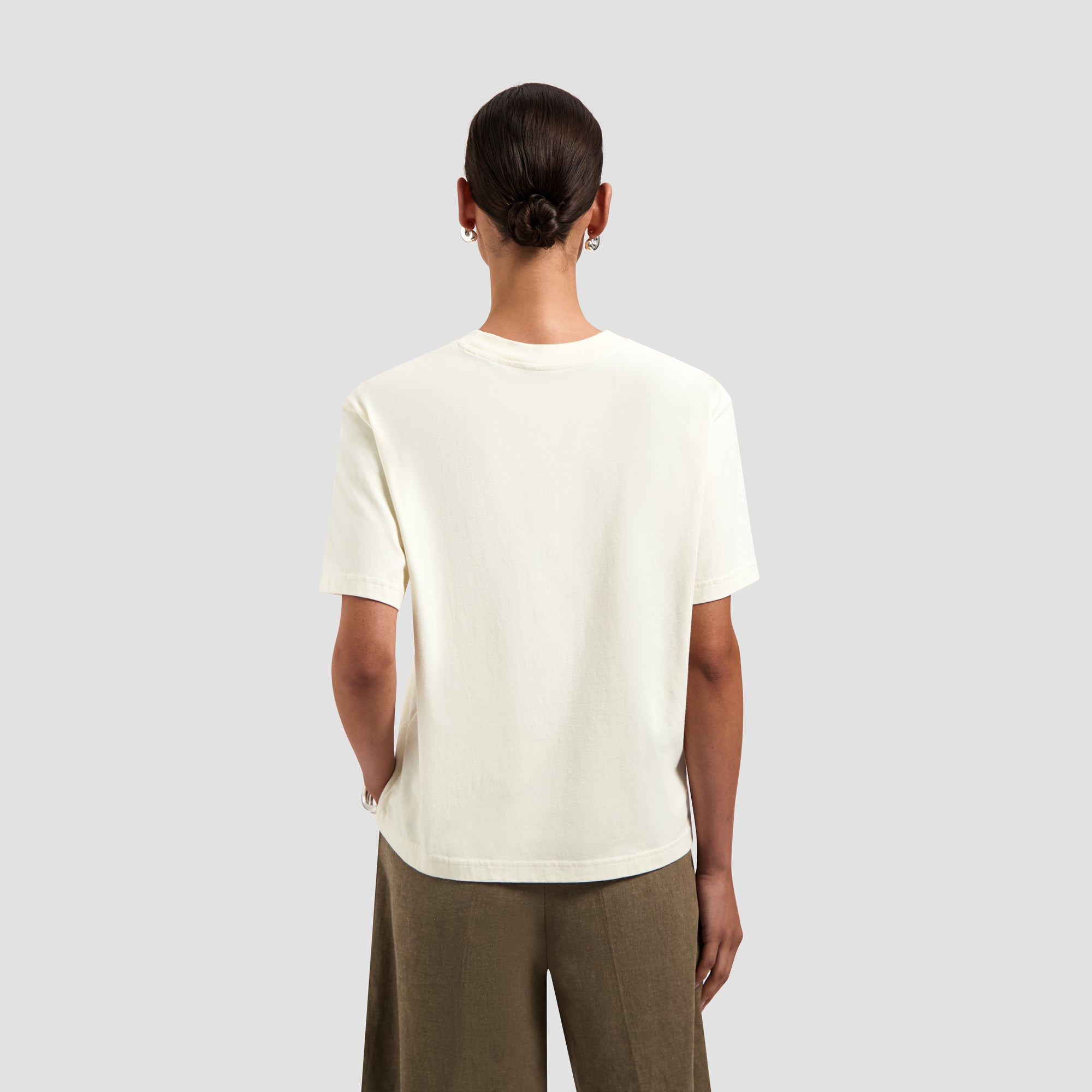 Brushstroke Olaf Regular Tee - Off-White
