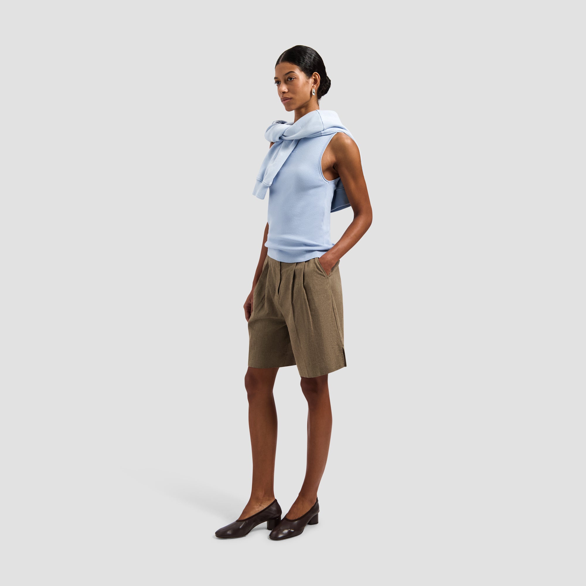 Retro Logo Sleeveless Knit - Open Air
