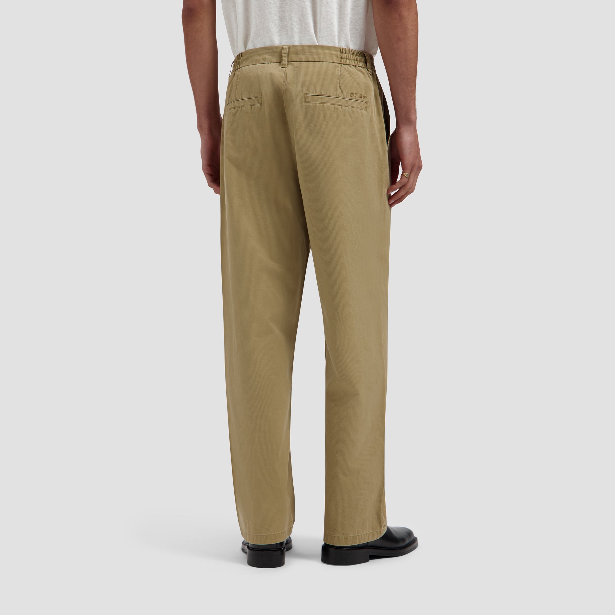 Herringbone Pleated Pants - Tree House