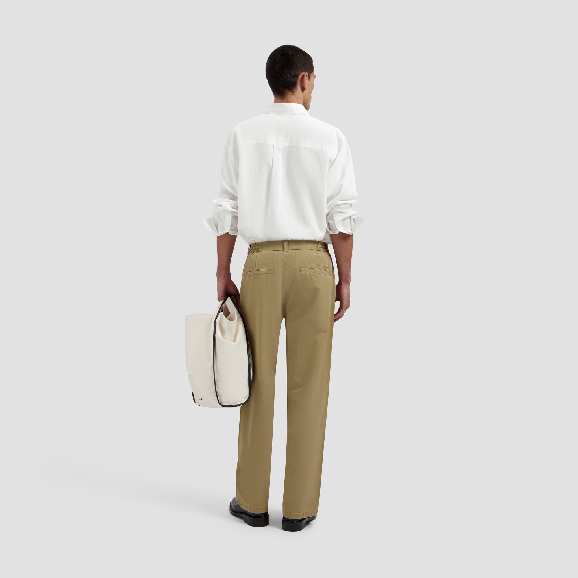 Herringbone Pleated Pants - Tree House
