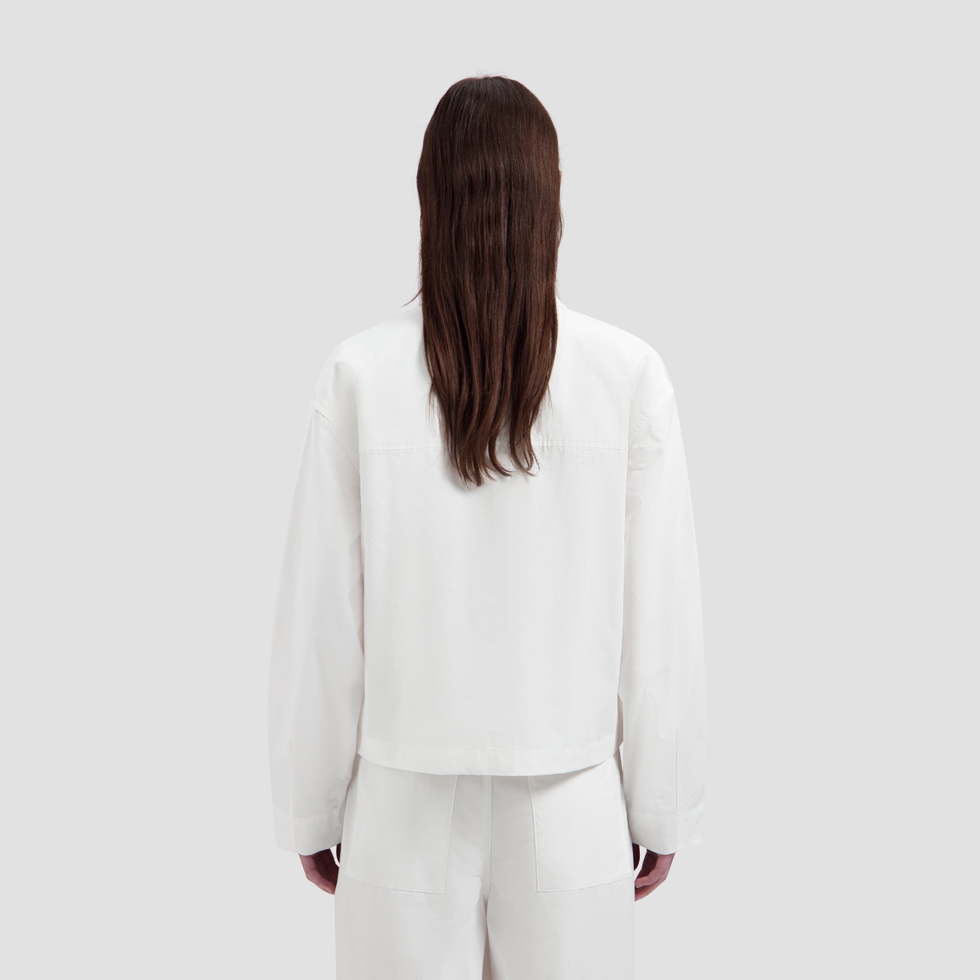 Retro Logo Boxy Shirt - Optical White