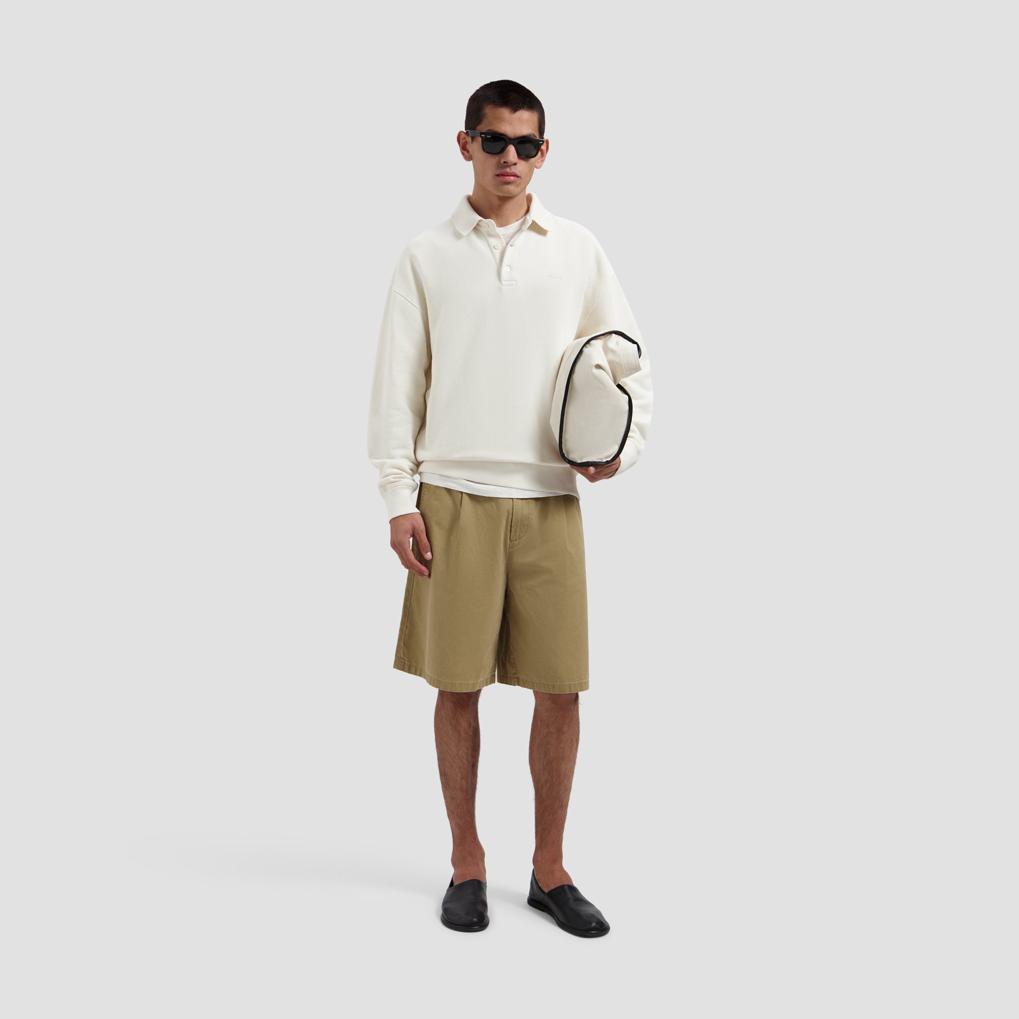 Signature Oversized Polo - Off-White
