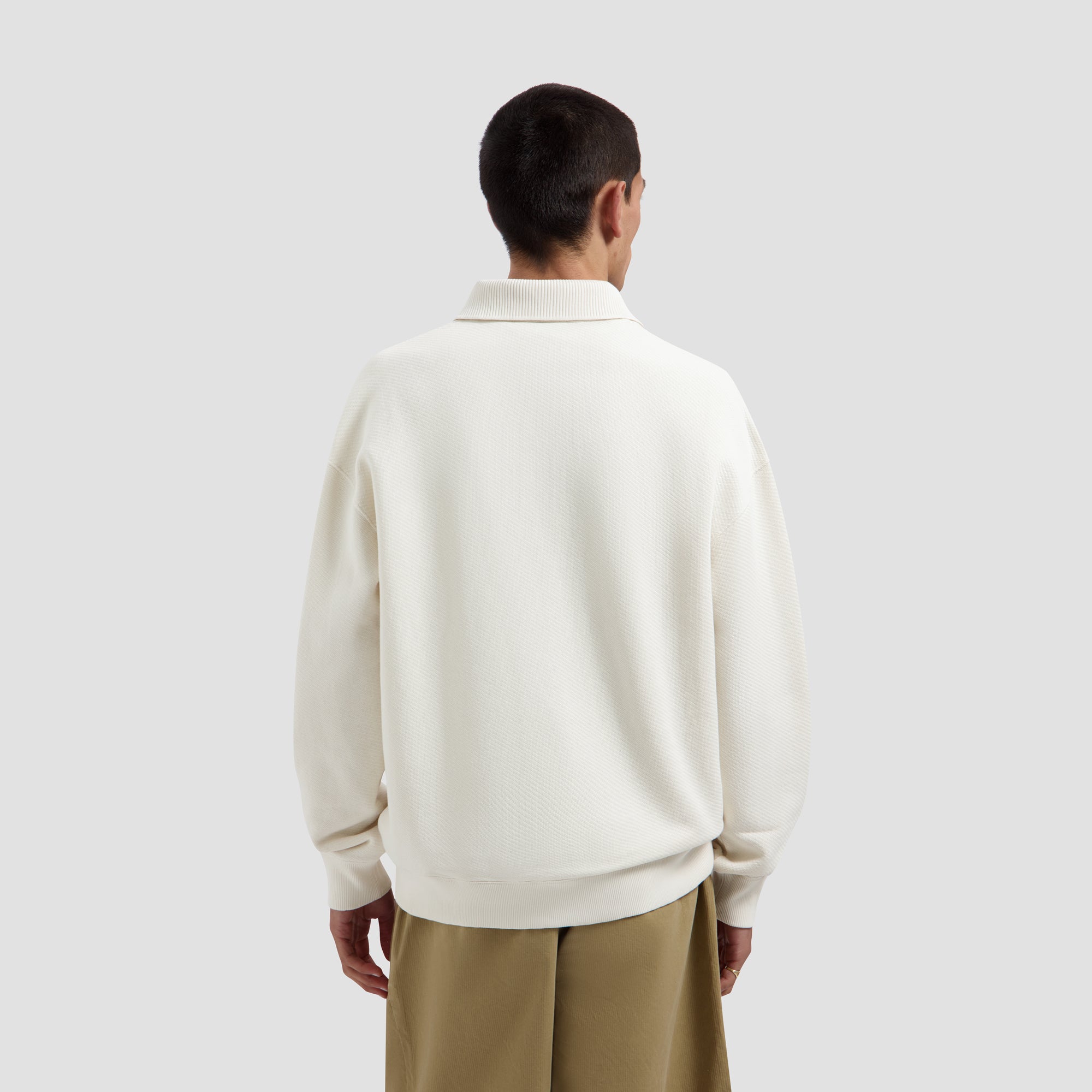 Signature Oversized Polo - Off-White